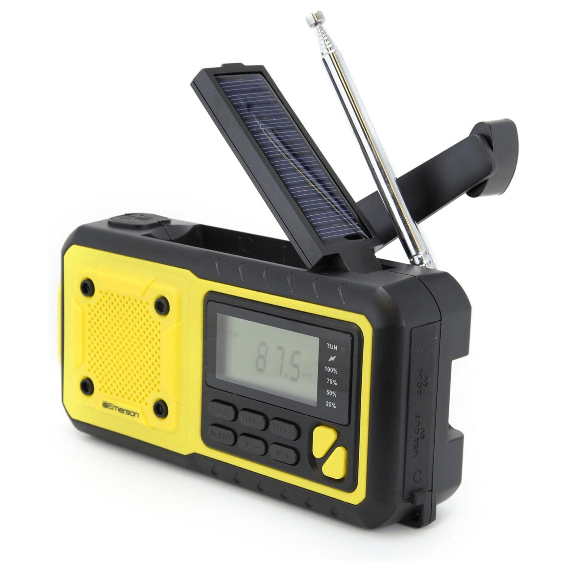 Emerson Emergency AM / FM Radio with Weather Band / Flashlight / Power Bank by Jupiter Gear