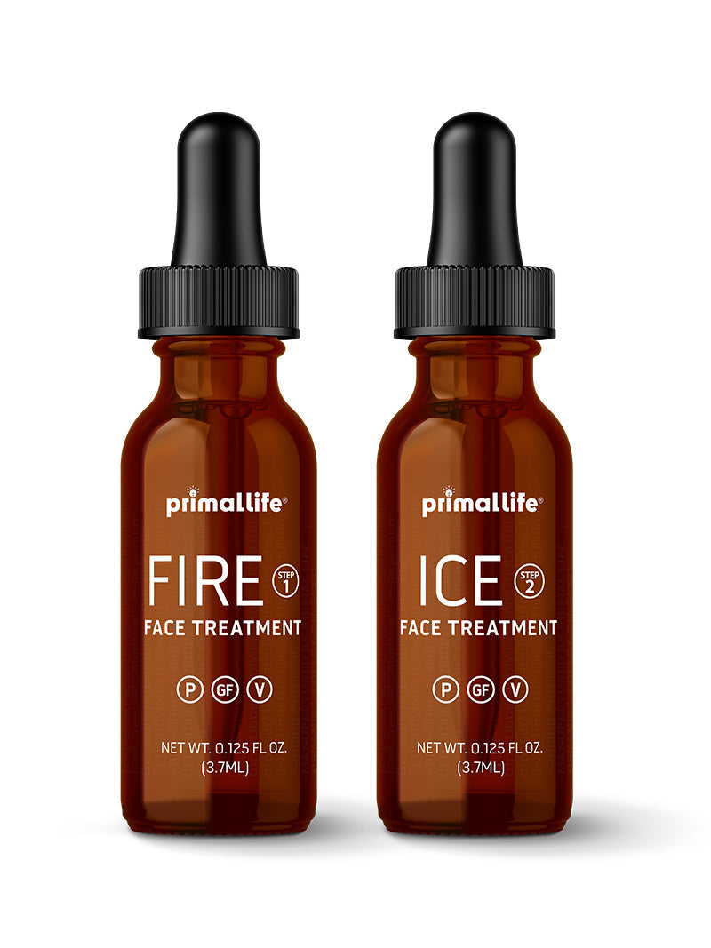 Face Treatment System, Fire and Ice (10 Treatments) by Primal Life Organic II LLC