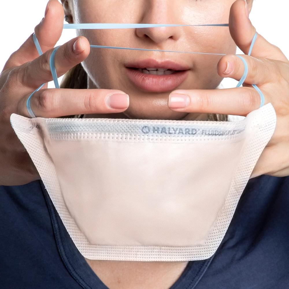 Halyard 210pcs Fluidshield 46727 Particulate Respirator Level 3 N95 Face Mask, Regular Size