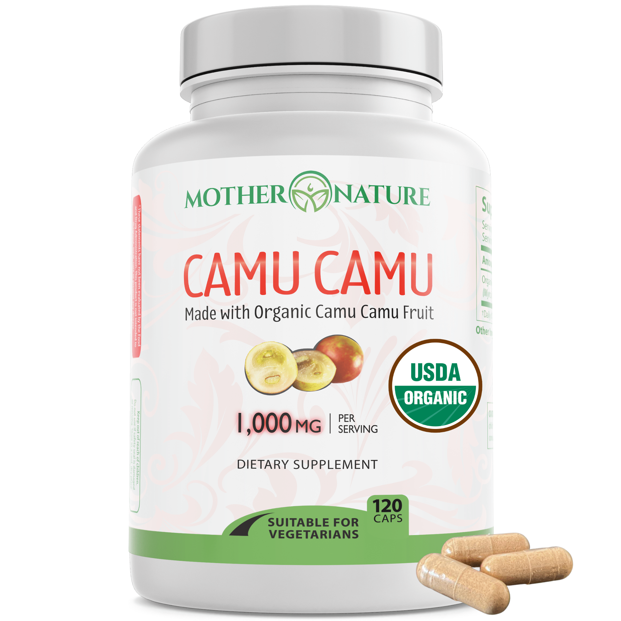 Camu Camu Capsules by Mother Nature Organics