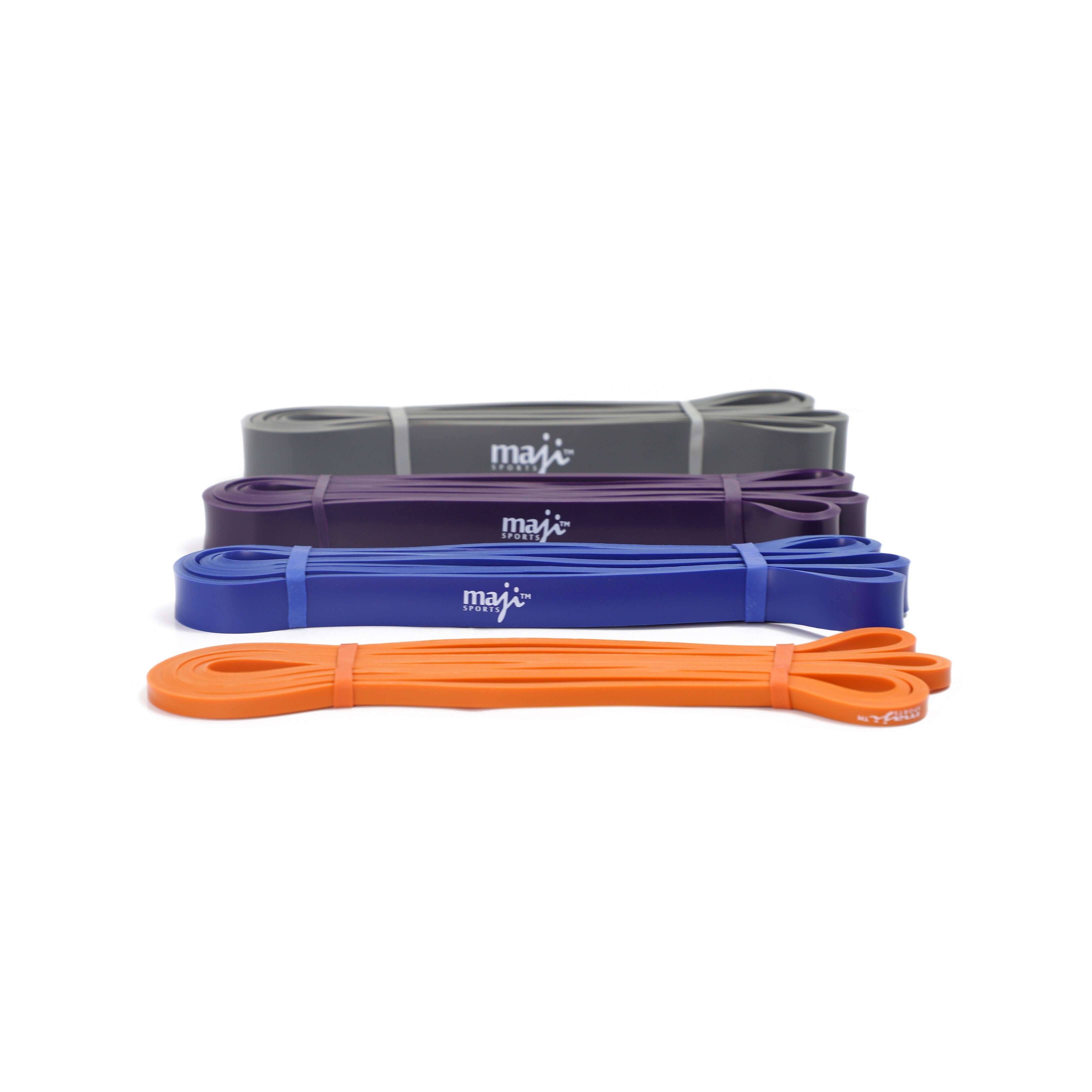 Maji Sports Pack Of Four Full Body Workout Super Bands by Jupiter Gear