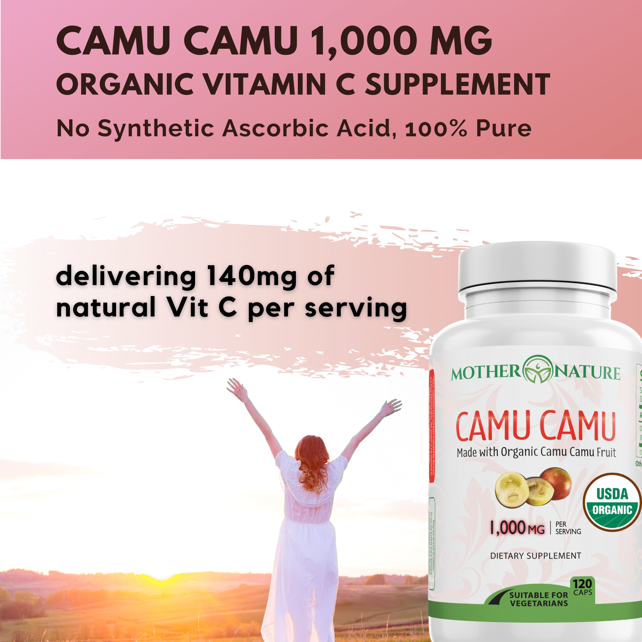 Camu Camu Capsules by Mother Nature Organics