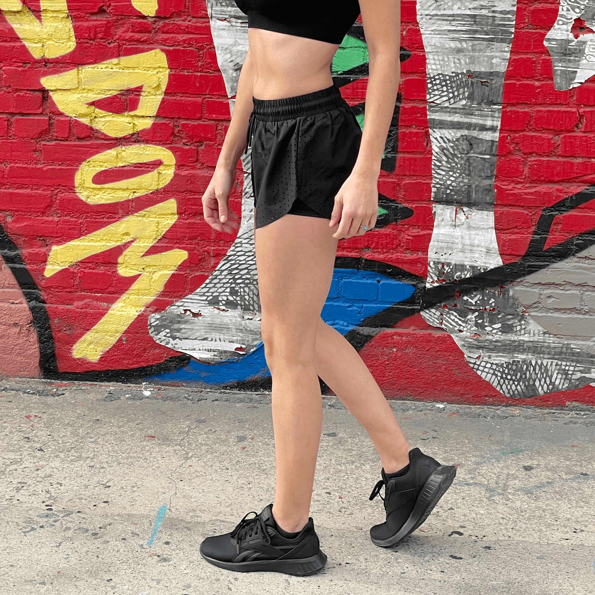 Arielle Athletic Shorts with Built-In Compression by Jupiter Gear