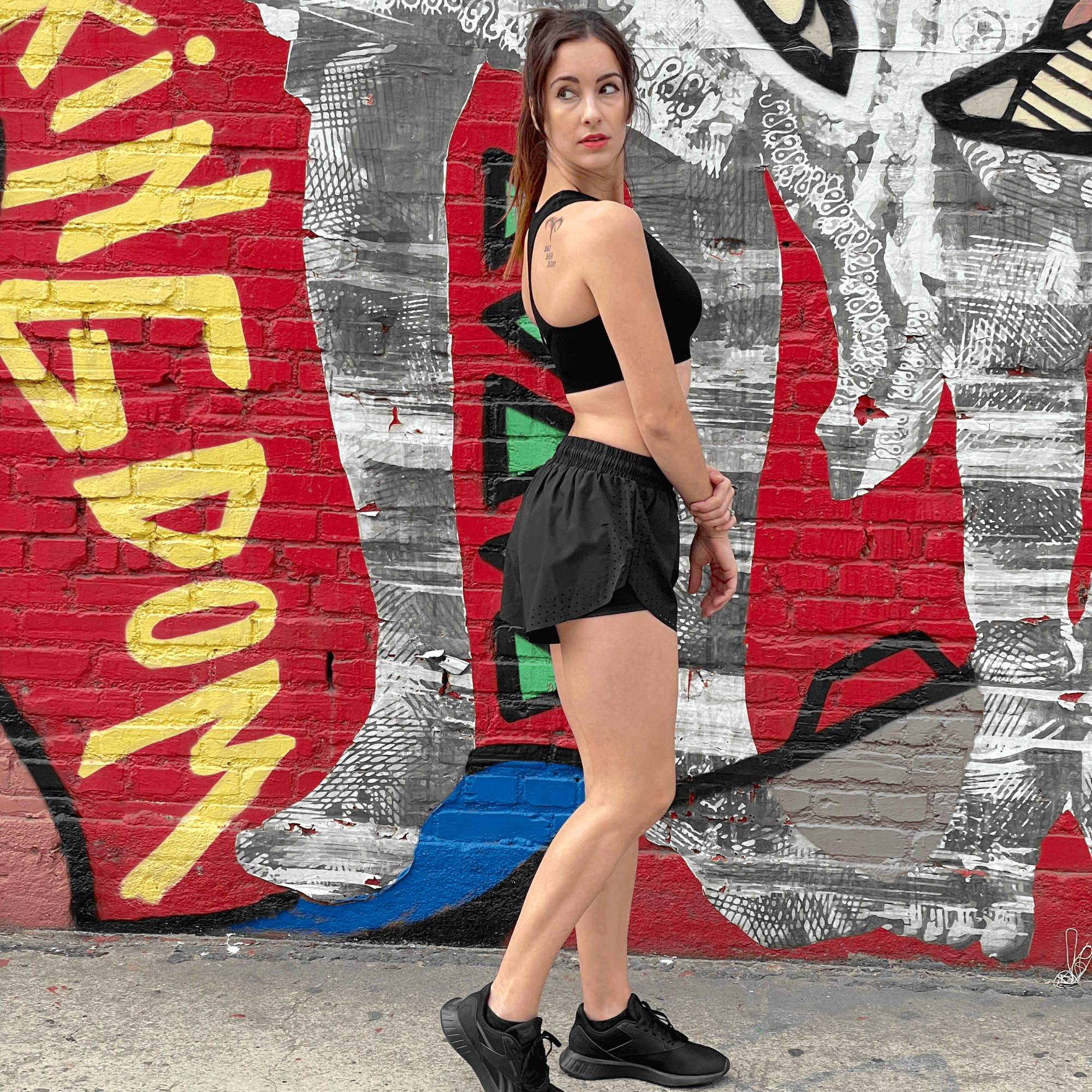 Arielle Athletic Shorts with Built-In Compression by Jupiter Gear