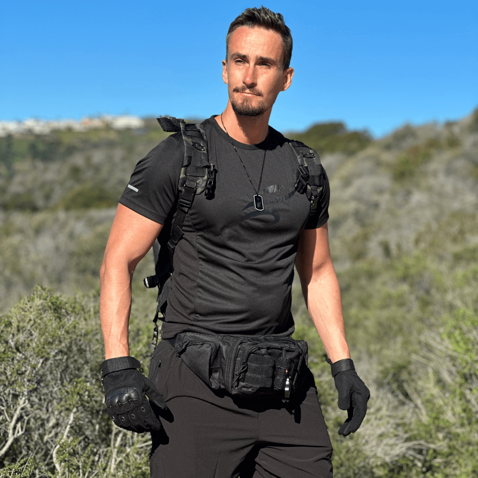 Tactical Military Airsoft Gloves for Outdoor Sports, Paintball, and Motorcycling with Touchscreen Fingertip Capability by Jupiter Gear