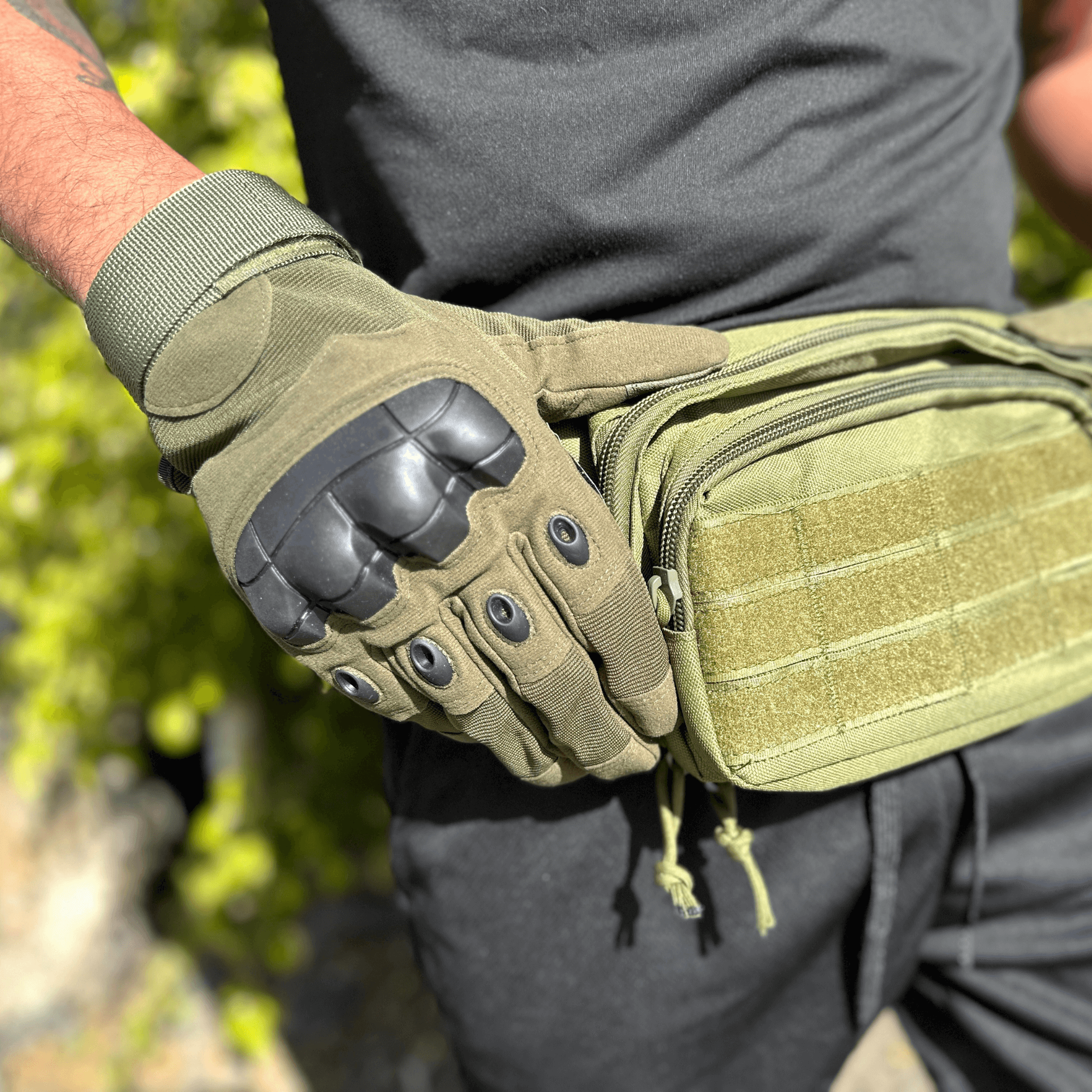 Tactical Military Airsoft Gloves for Outdoor Sports, Paintball, and Motorcycling with Touchscreen Fingertip Capability by Jupiter Gear