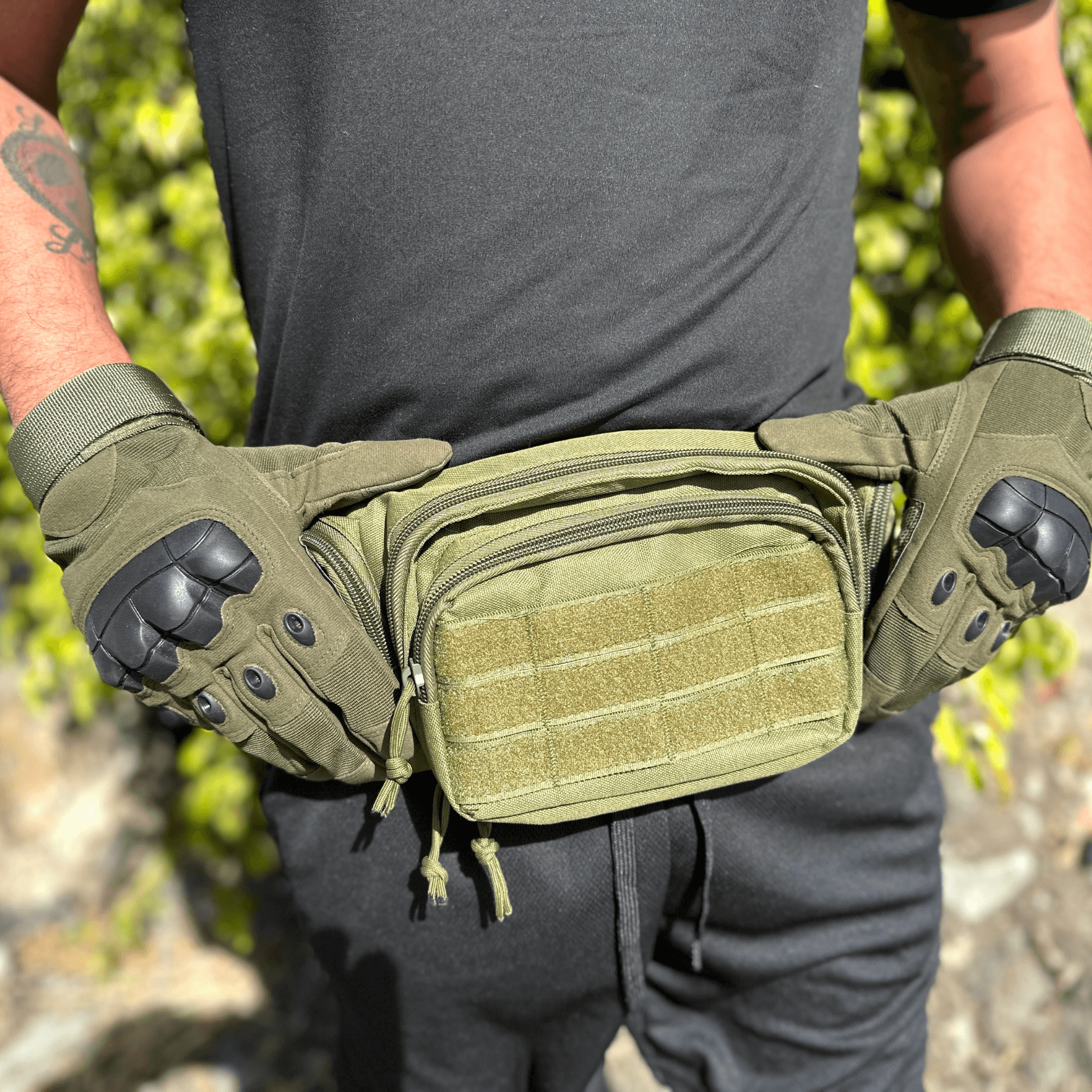 Tactical Military Airsoft Gloves for Outdoor Sports, Paintball, and Motorcycling with Touchscreen Fingertip Capability by Jupiter Gear