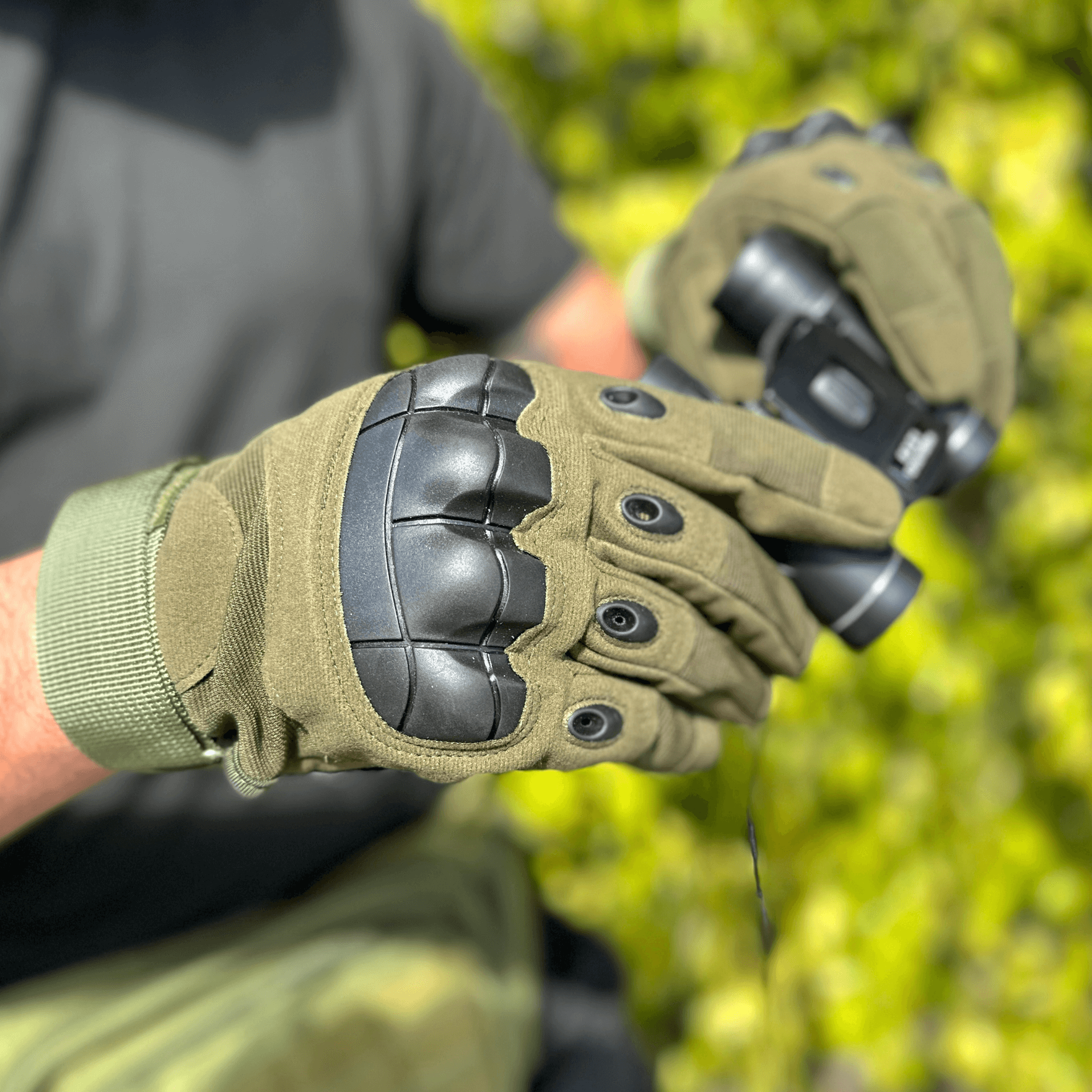 Tactical Military Airsoft Gloves for Outdoor Sports, Paintball, and Motorcycling with Touchscreen Fingertip Capability by Jupiter Gear