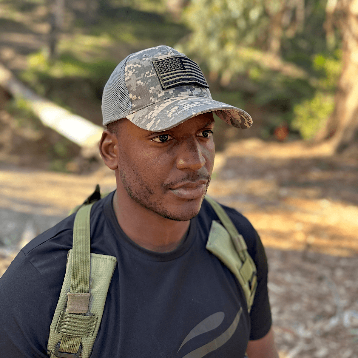 Tactical-Style Patch Hat with Adjustable Strap by Jupiter Gear
