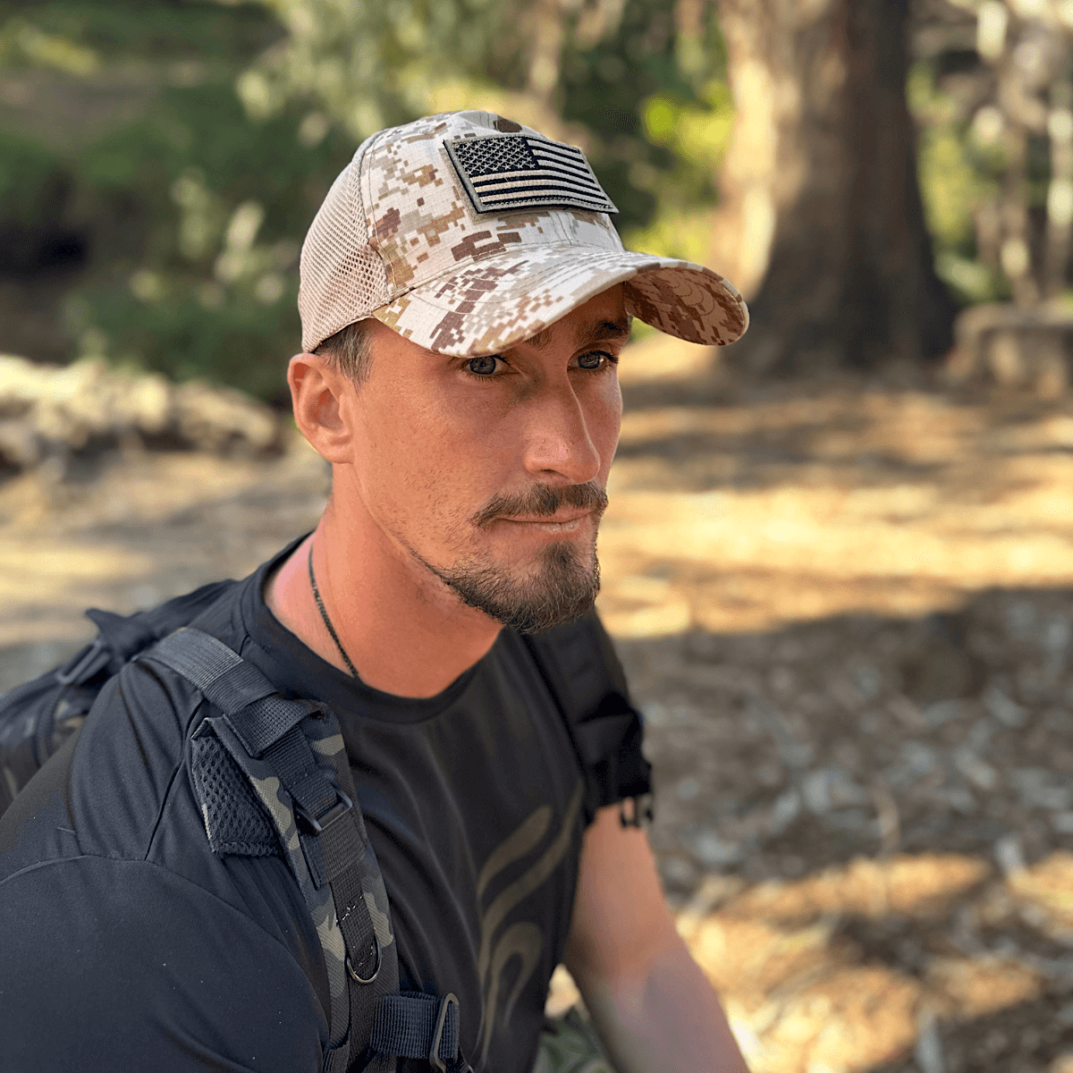 Tactical-Style Patch Hat with Adjustable Strap by Jupiter Gear