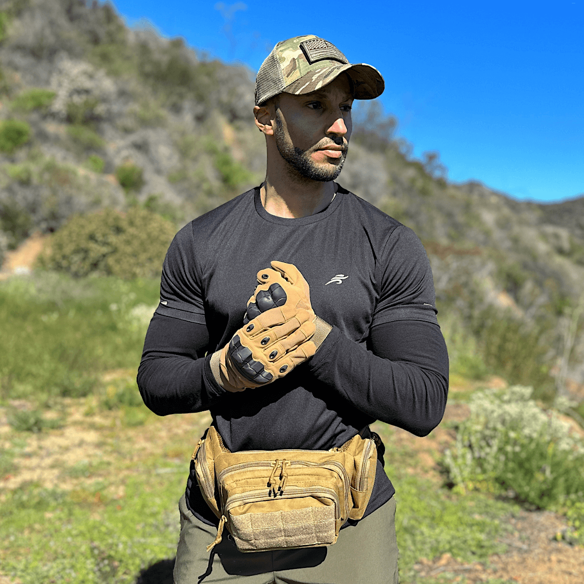 Tactical-Style Patch Hat with Adjustable Strap by Jupiter Gear