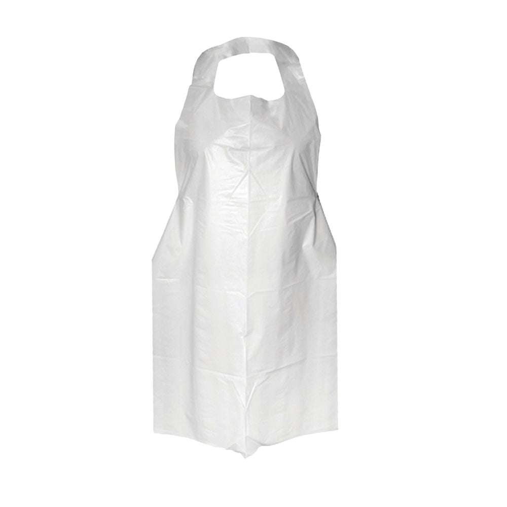 MedPride Disposable PE Aprons, Dispenser Box - 28" x 46" - 100/box, Case of 10 (1000 Count)