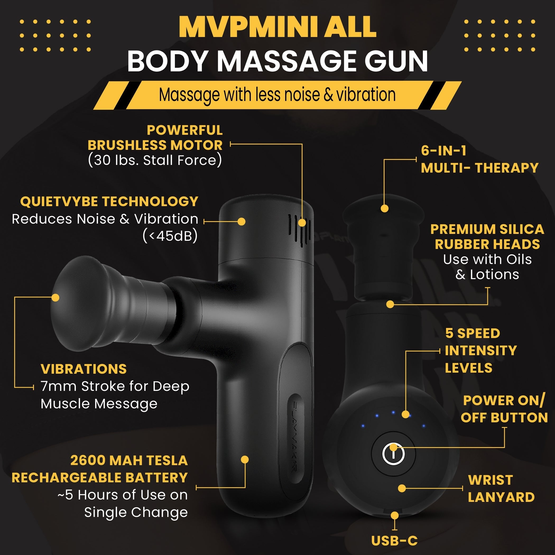MVPmini Percussion Massage System by PlayMakar