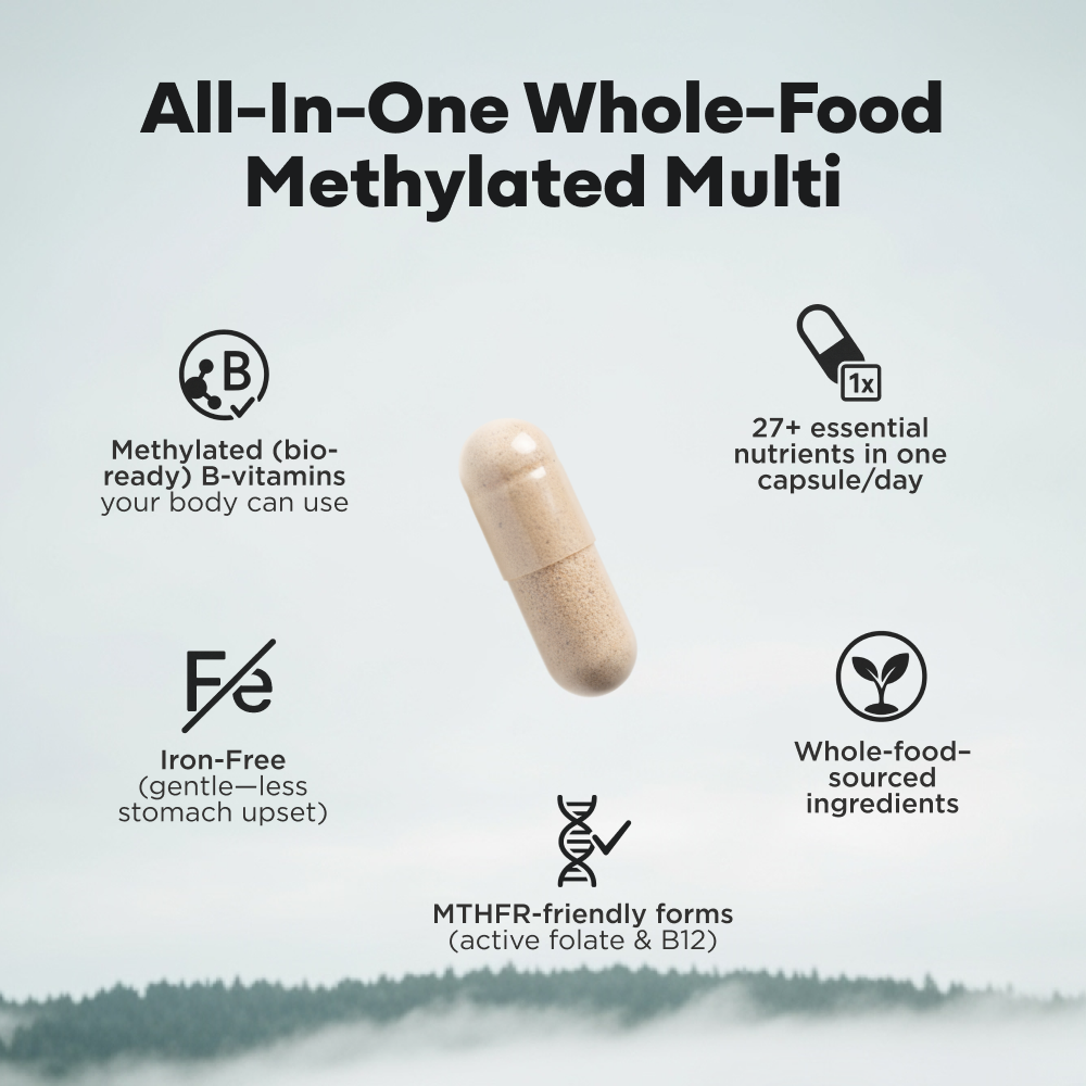 Methylated Whole Food Multivitamin by Wild Foods