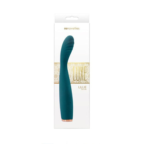Luxe Lillie Rechargeable Slim Vibe Green by Sexology