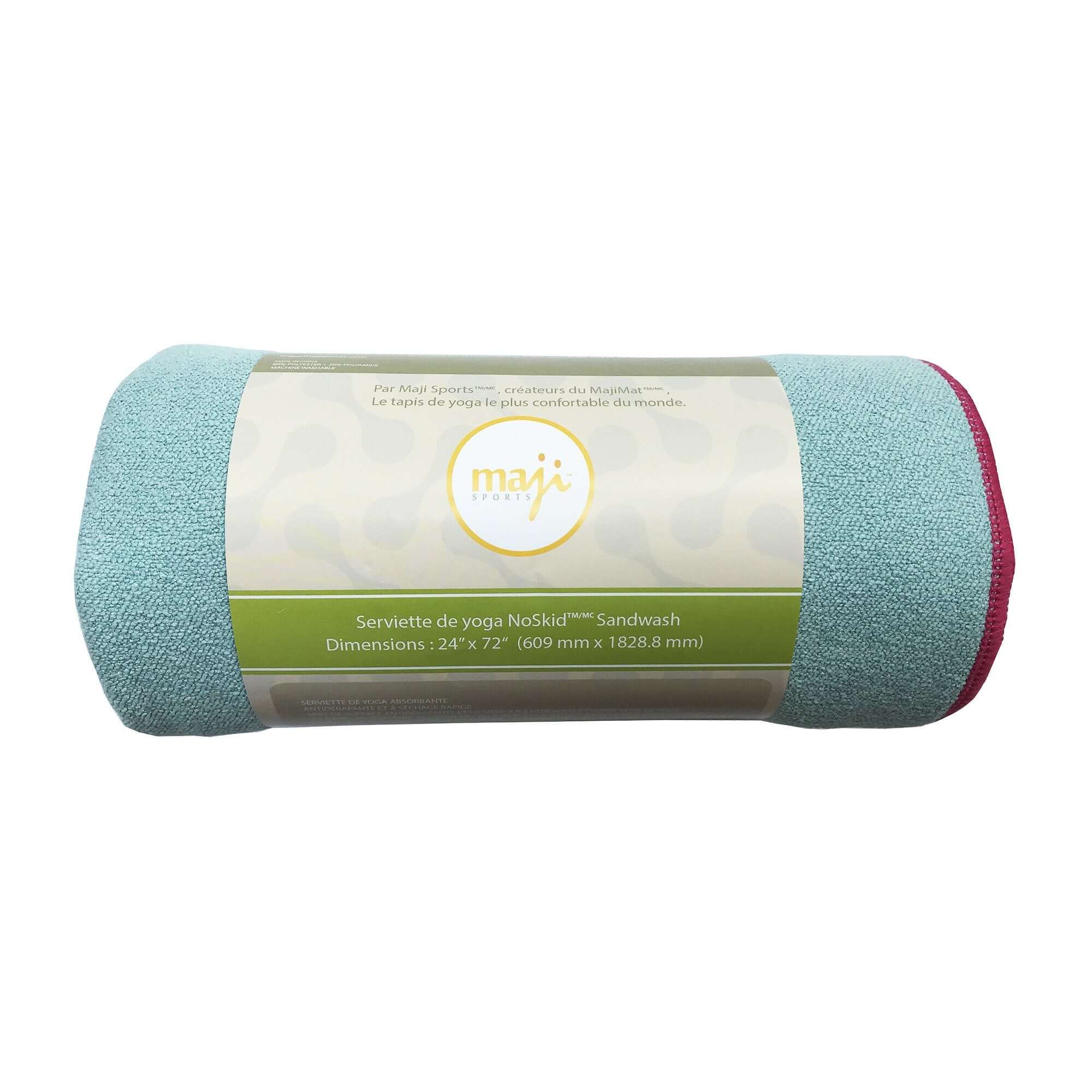 NoSkid Sand-Washed Yoga Mat Towel by Jupiter Gear