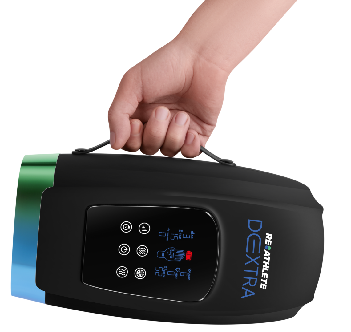 DEXTRA Cordless Hand Massager with Acupressure & Heat by PlayMakar