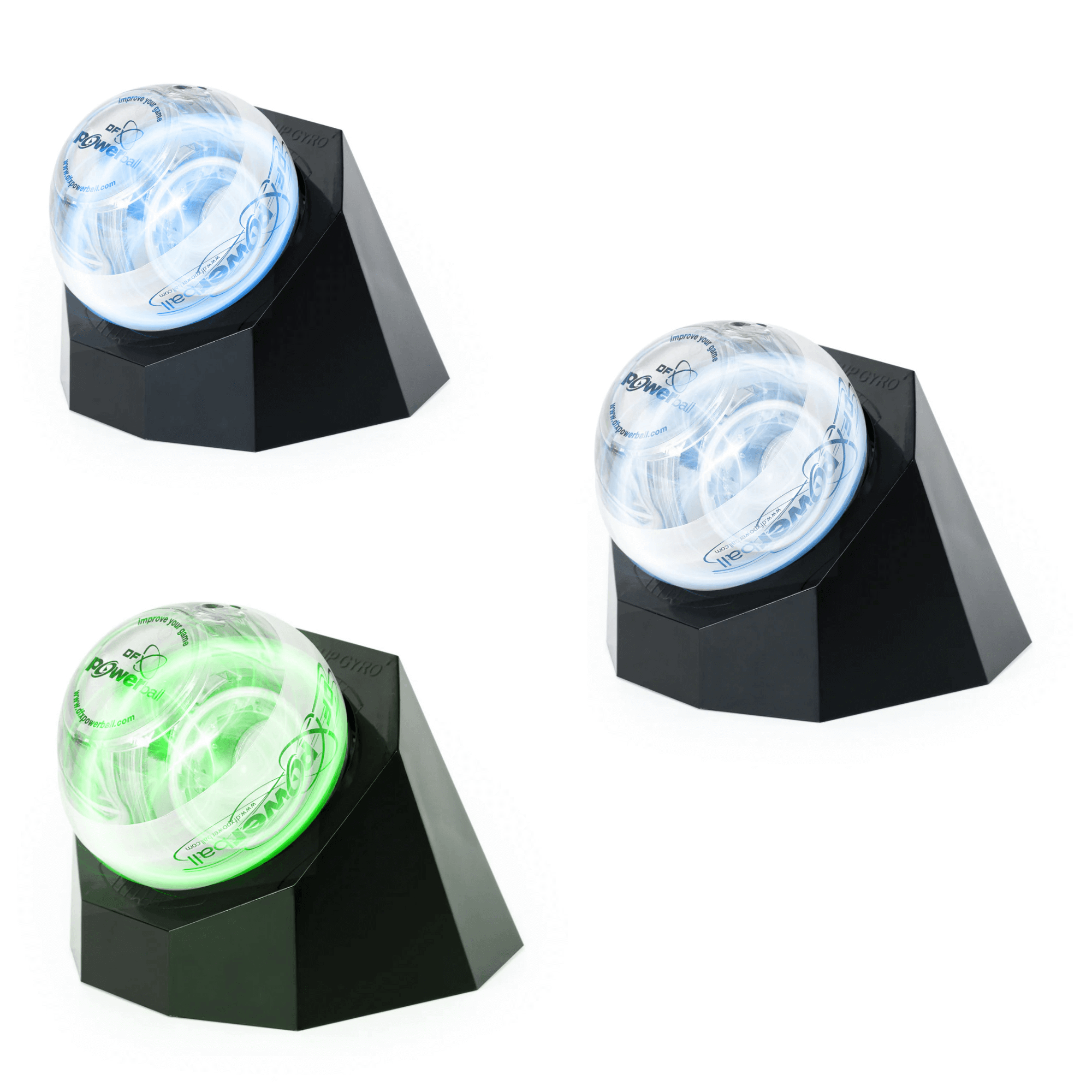 DFX Powerball Platinum Edition Resistance Trainer with Powerdock by Jupiter Gear