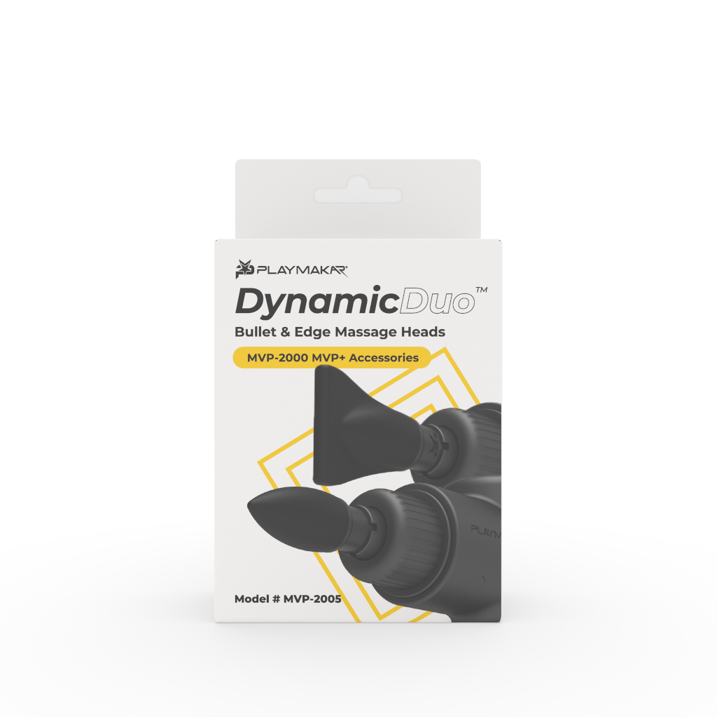 MVP+ DynamicDuo with Edge and Bullet Massage Heads by PlayMakar