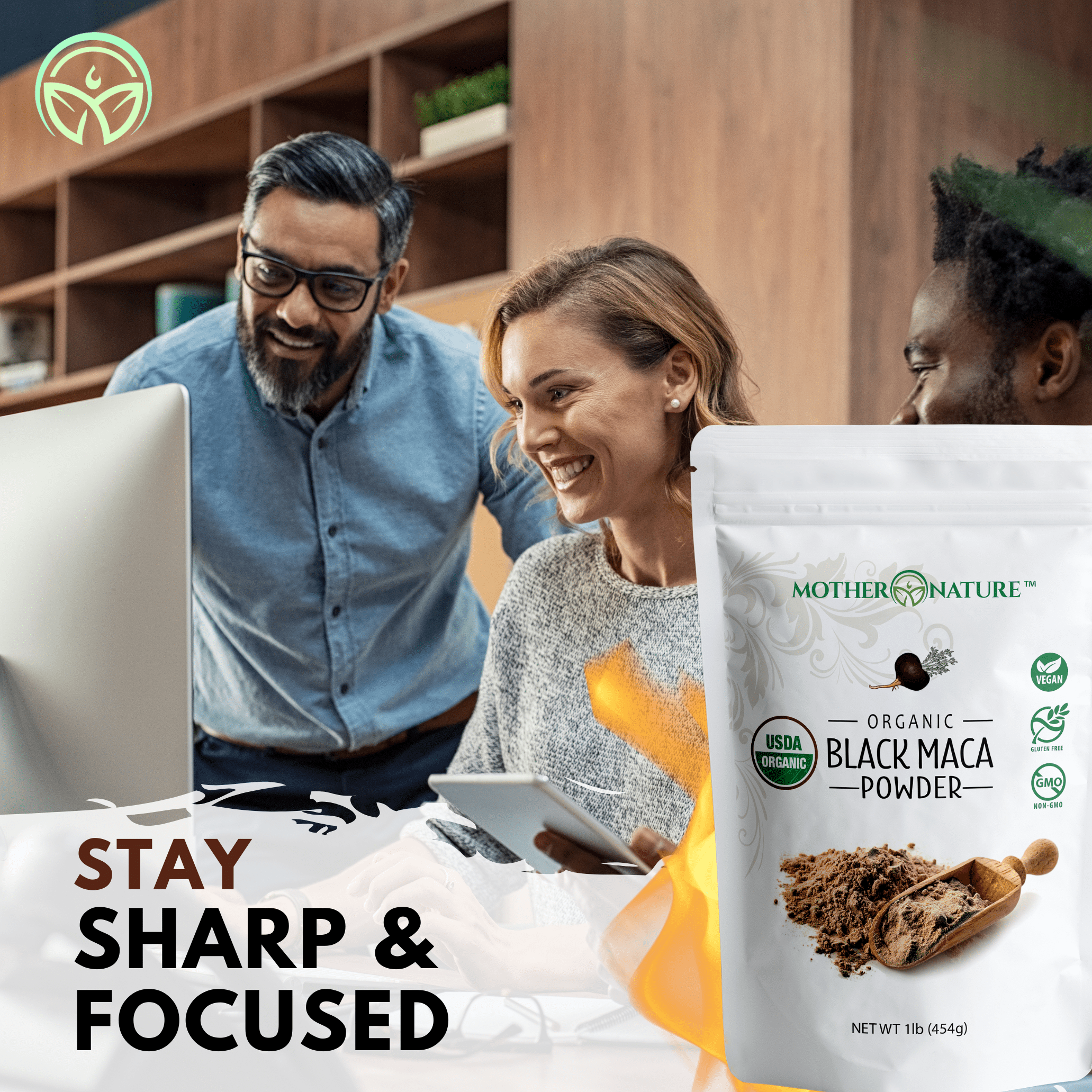 Black Maca Powder by Mother Nature Organics