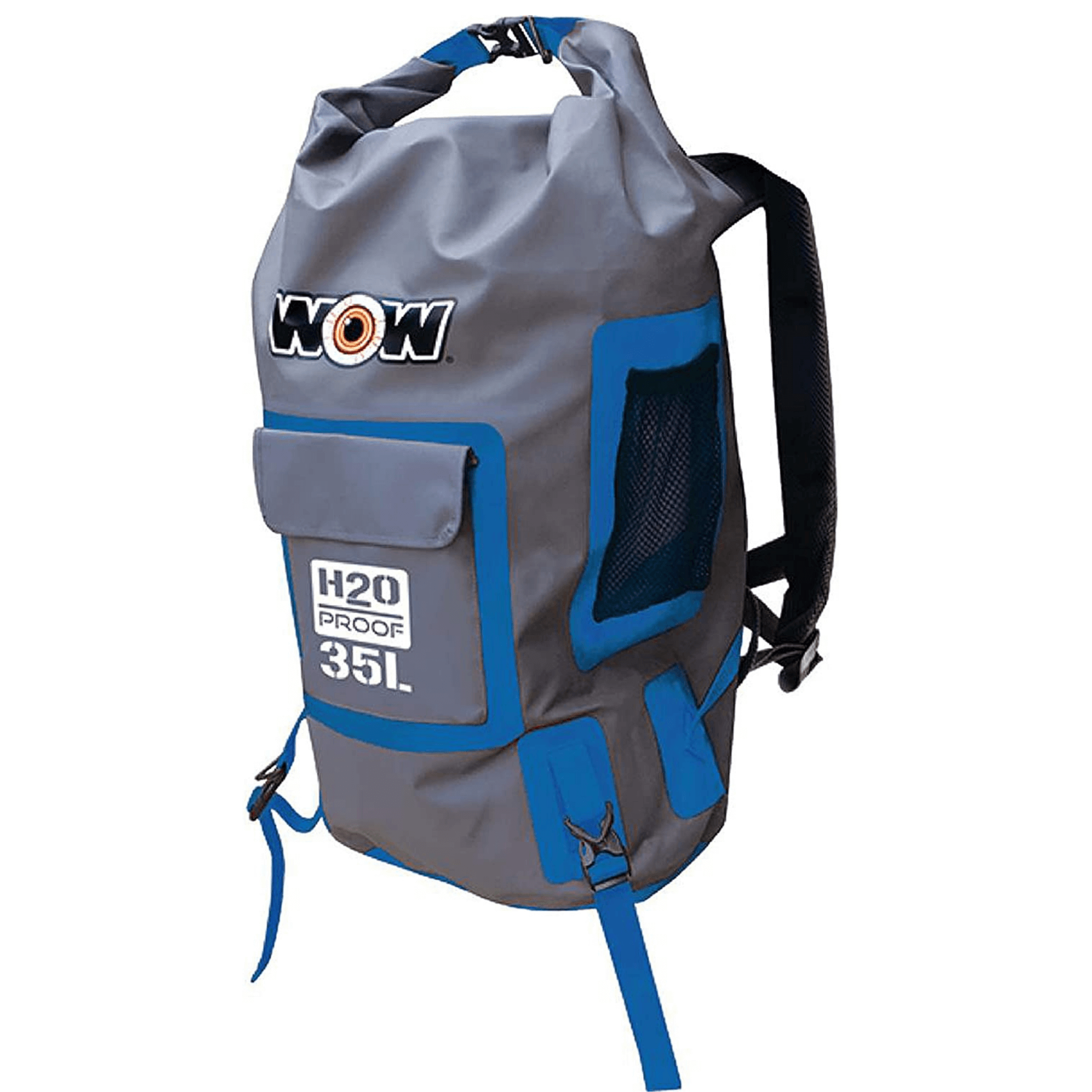 WOW Watersports H2O WaterProof Dry Backpack with Adjustable Strap Blue by Jupiter Gear