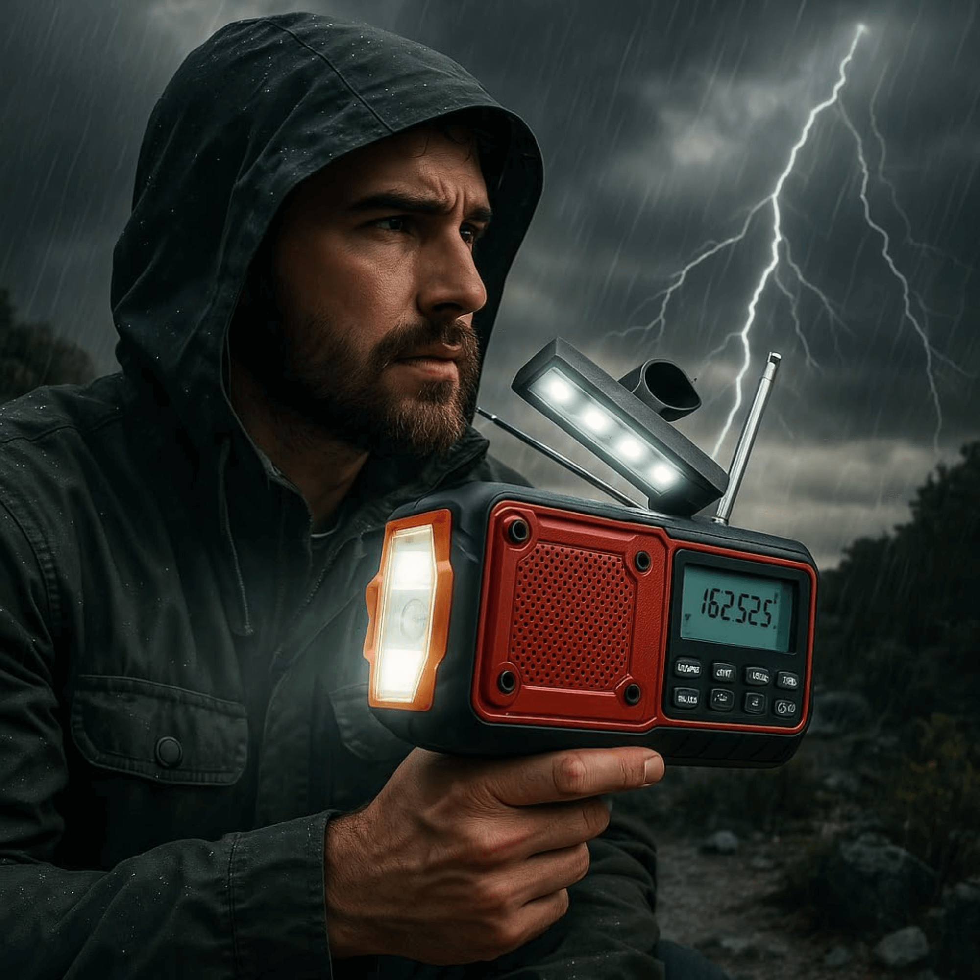 Supersonic Guardian Multi-Powered Emergency Radio with NOAA by Jupiter Gear