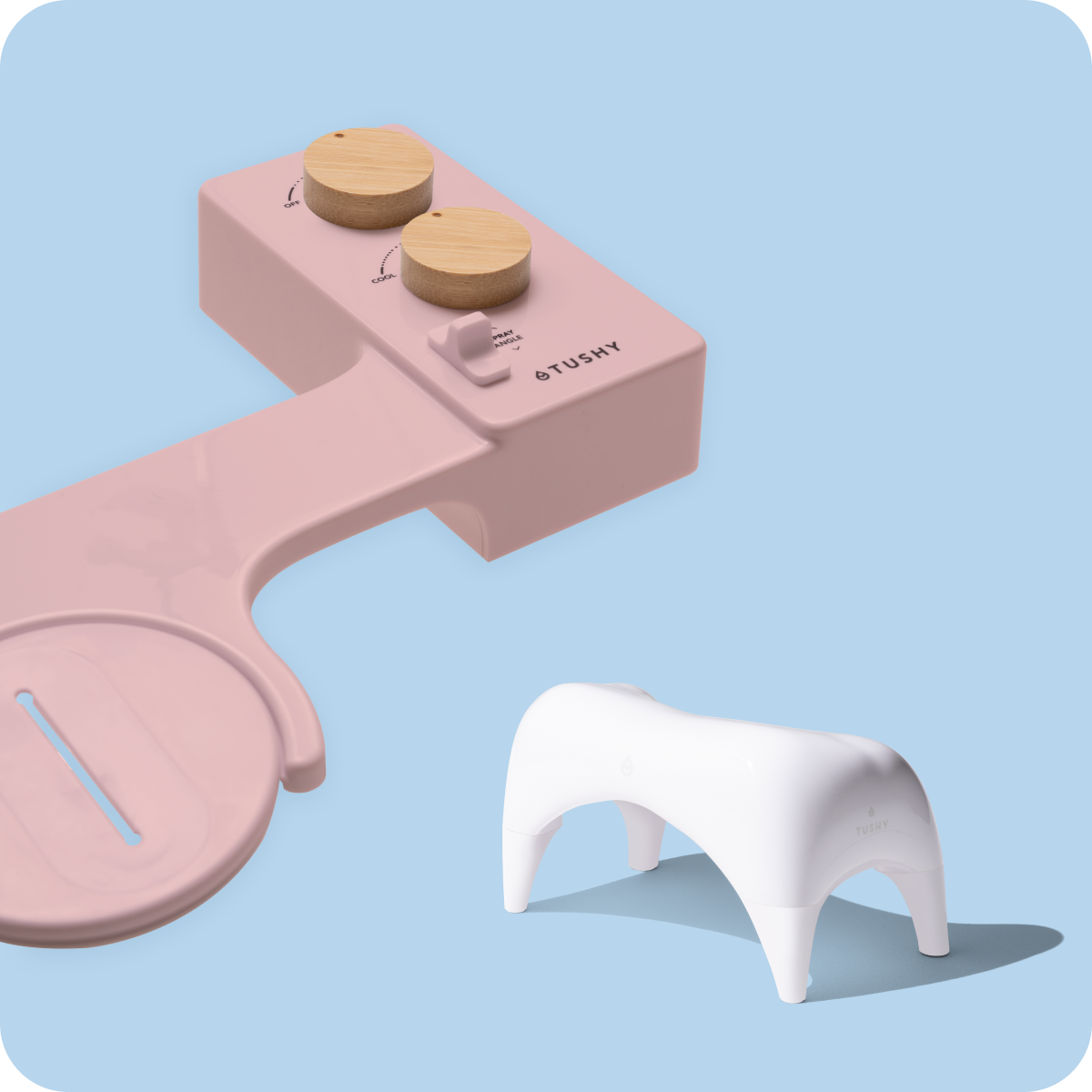 Pink Bamboo Bundle Knob