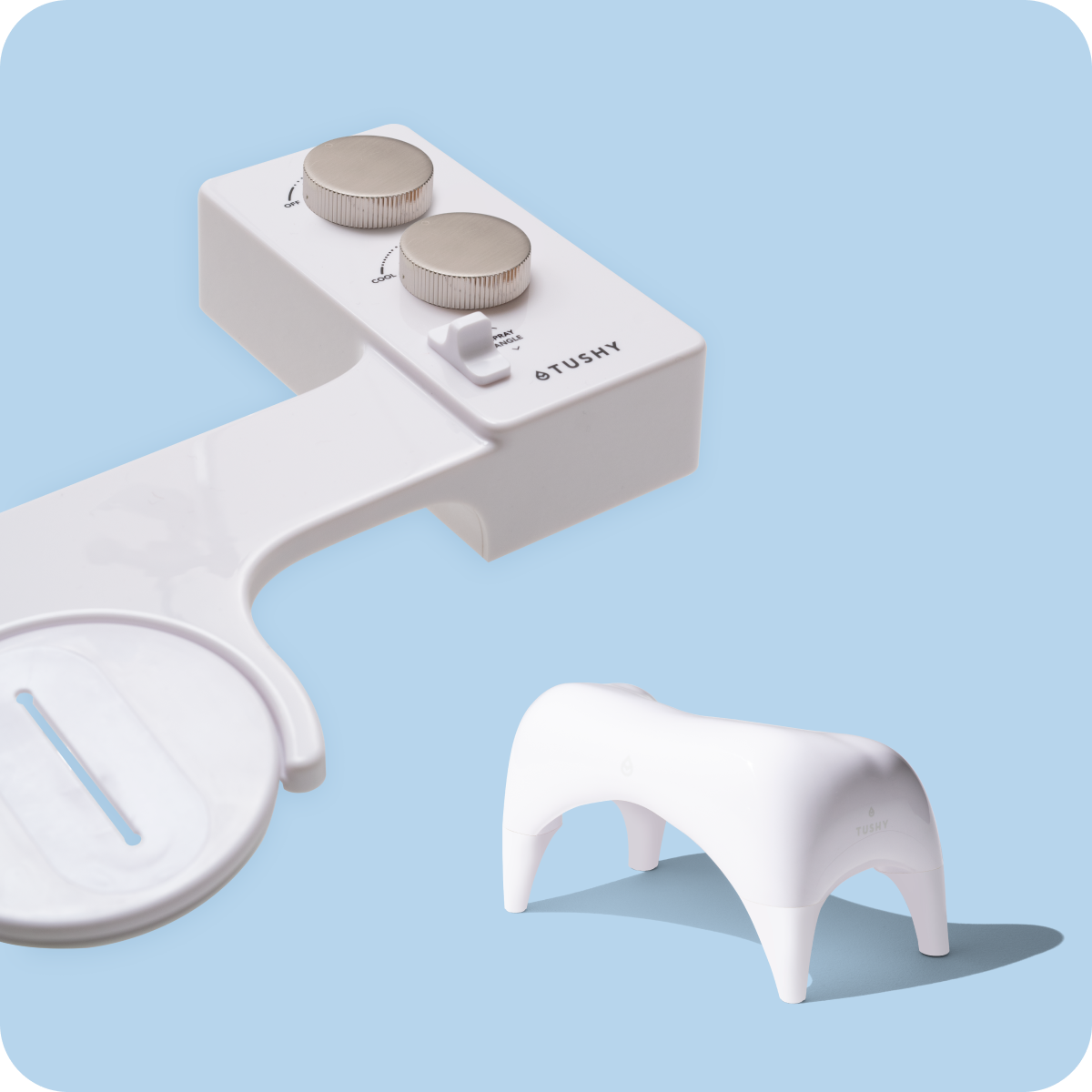 White with Platinum Bundle Knob