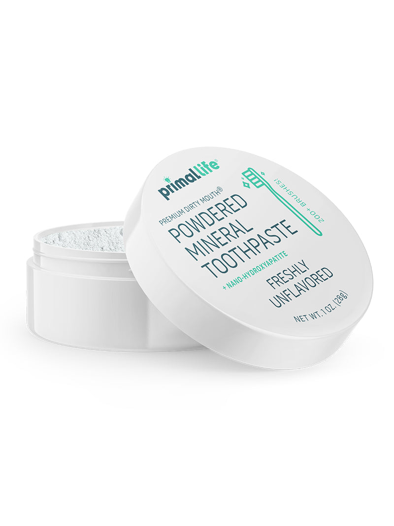Toothpowder /  Powdered Mineral Toothpaste by Primal Life Organic II LLC