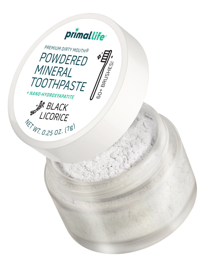 Toothpowder /  Powdered Mineral Toothpaste by Primal Life Organic II LLC