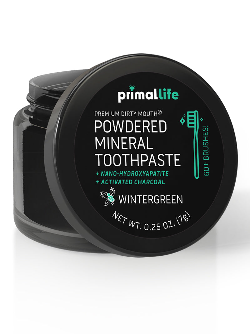 Toothpowder /  Powdered Mineral Toothpaste by Primal Life Organic II LLC