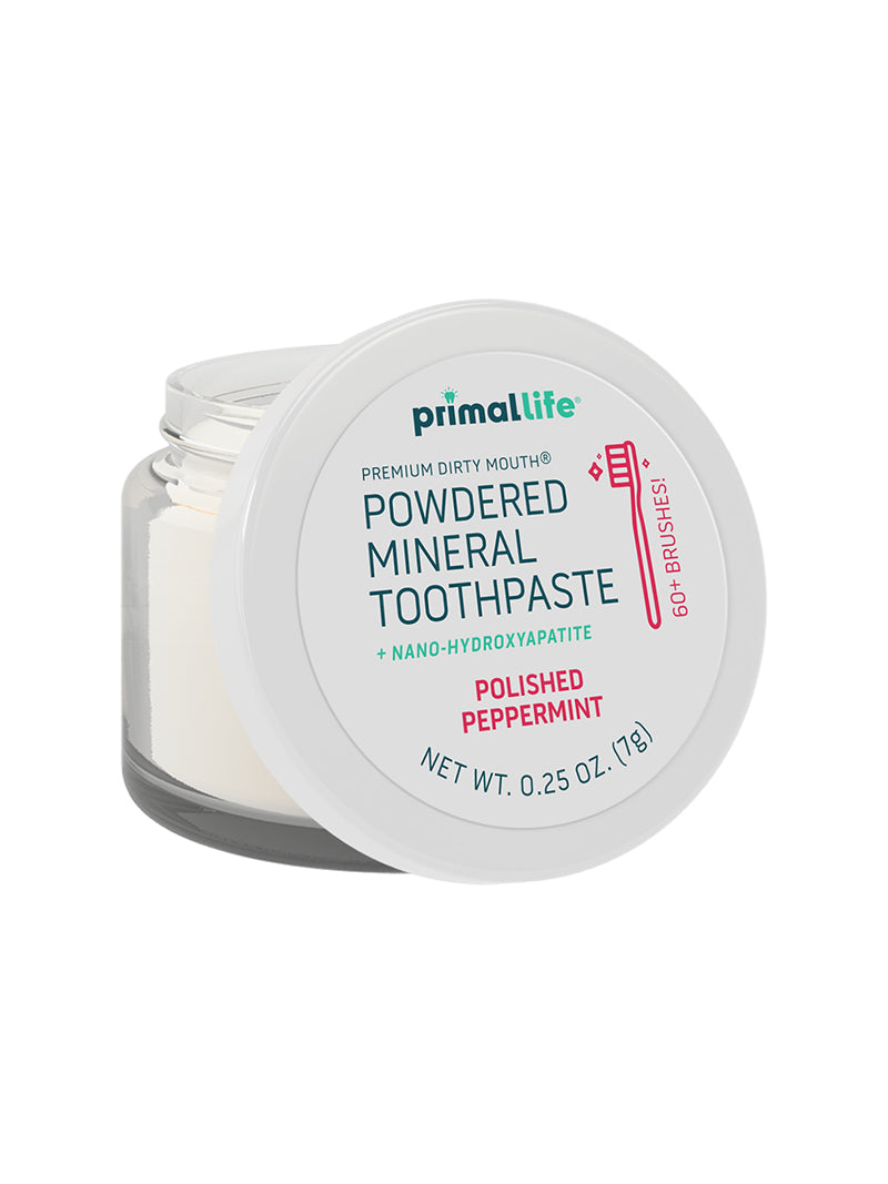 Toothpowder /  Powdered Mineral Toothpaste by Primal Life Organic II LLC
