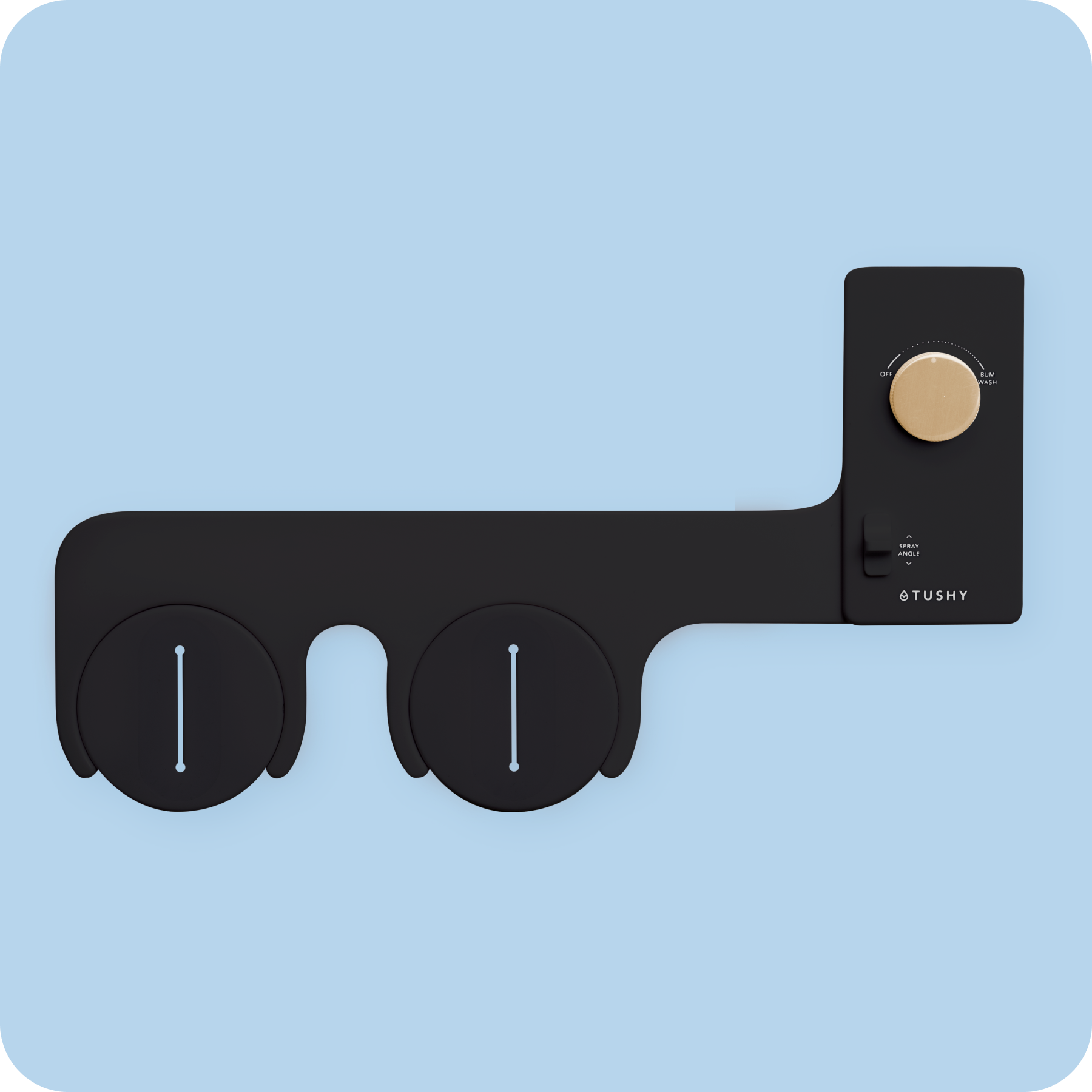 White with Noir Bundle Knob