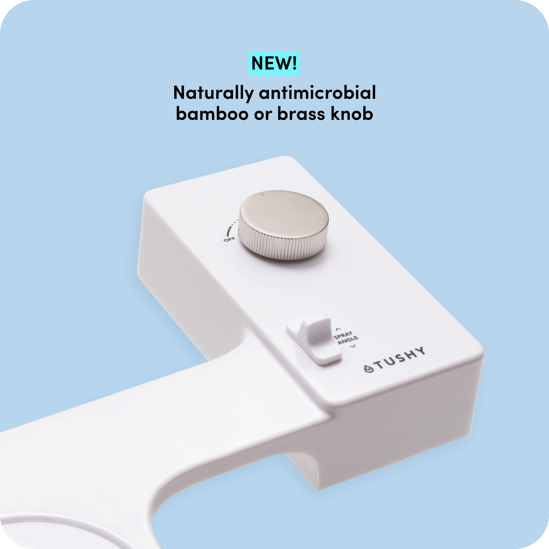 White with Platinum Bundle Knob