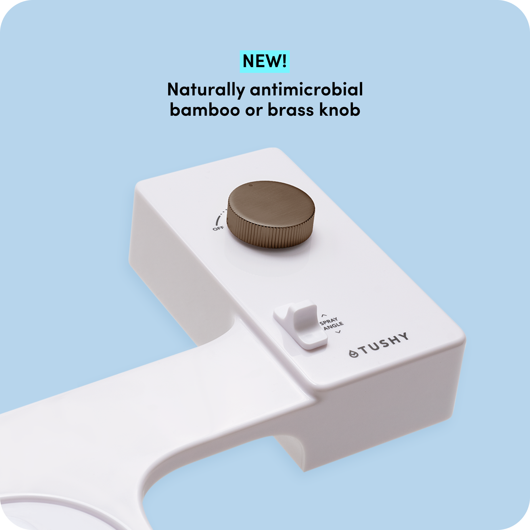 White with Bronze Bundle Knob