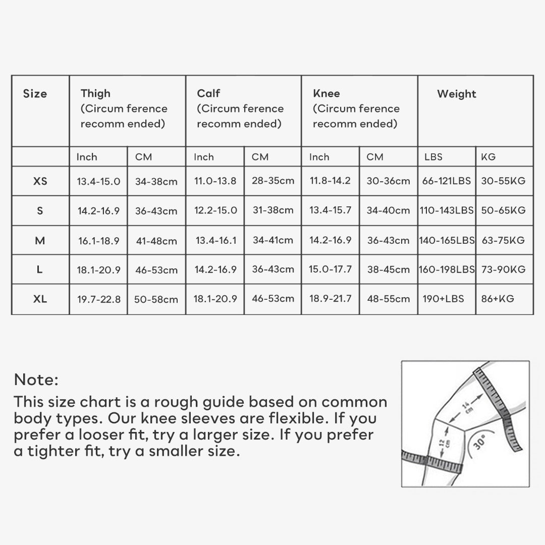 LIONTEK Knee Sleeve Pair - Compression Sleeve by Liontek