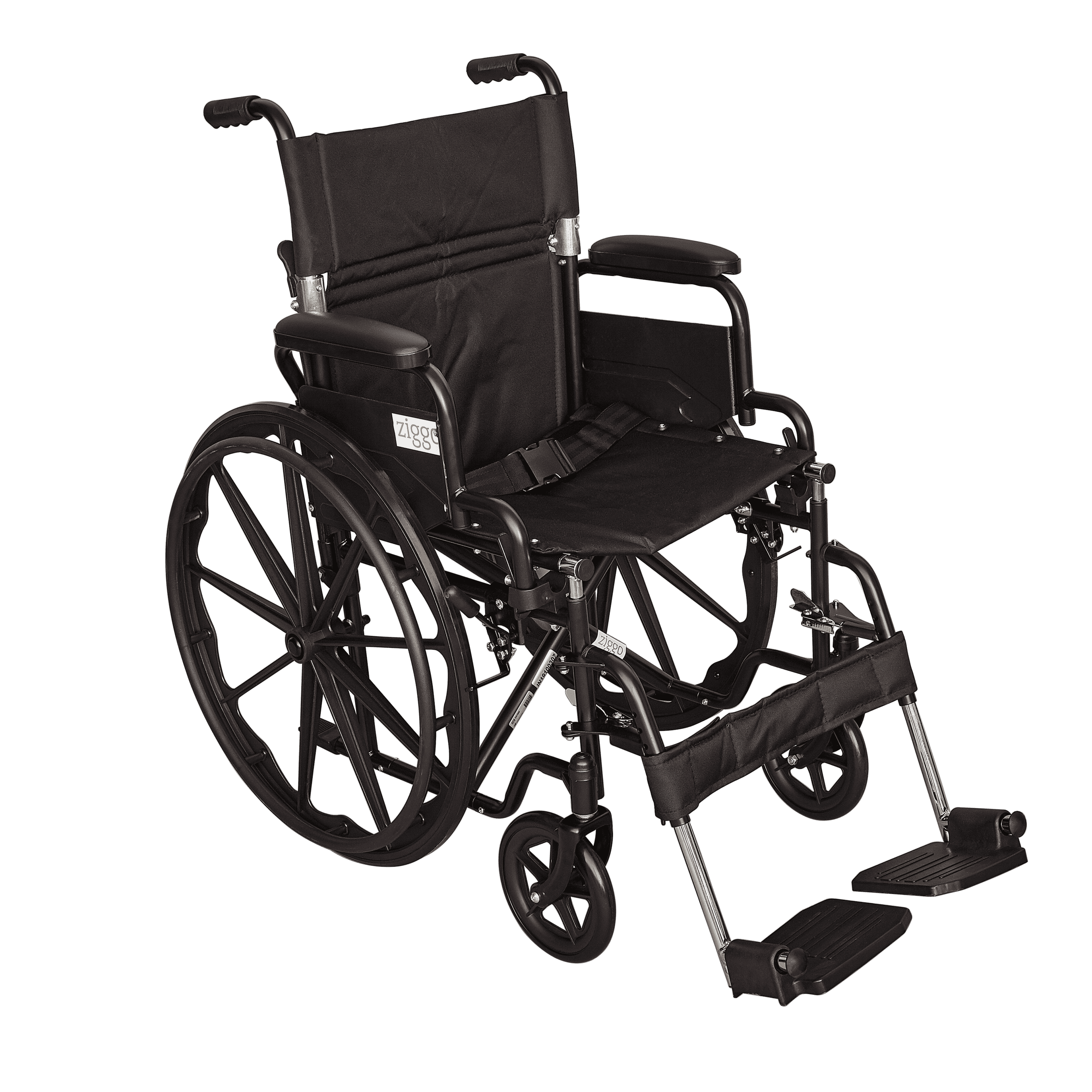 Ziggo, 18' Wheelchair, Black