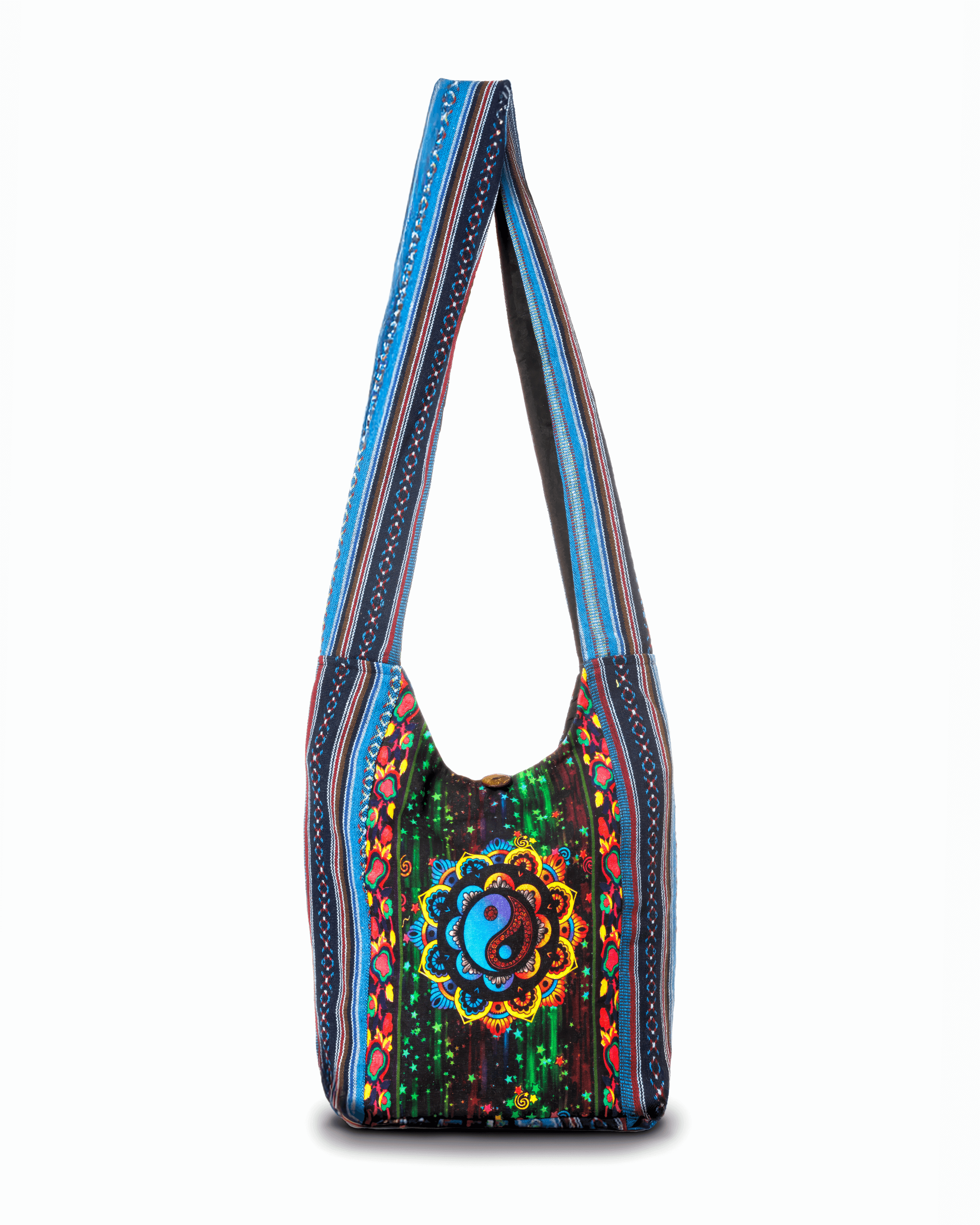 Kathmandu Collection Yin Yang Print Hobo Bag by Jupiter Gear