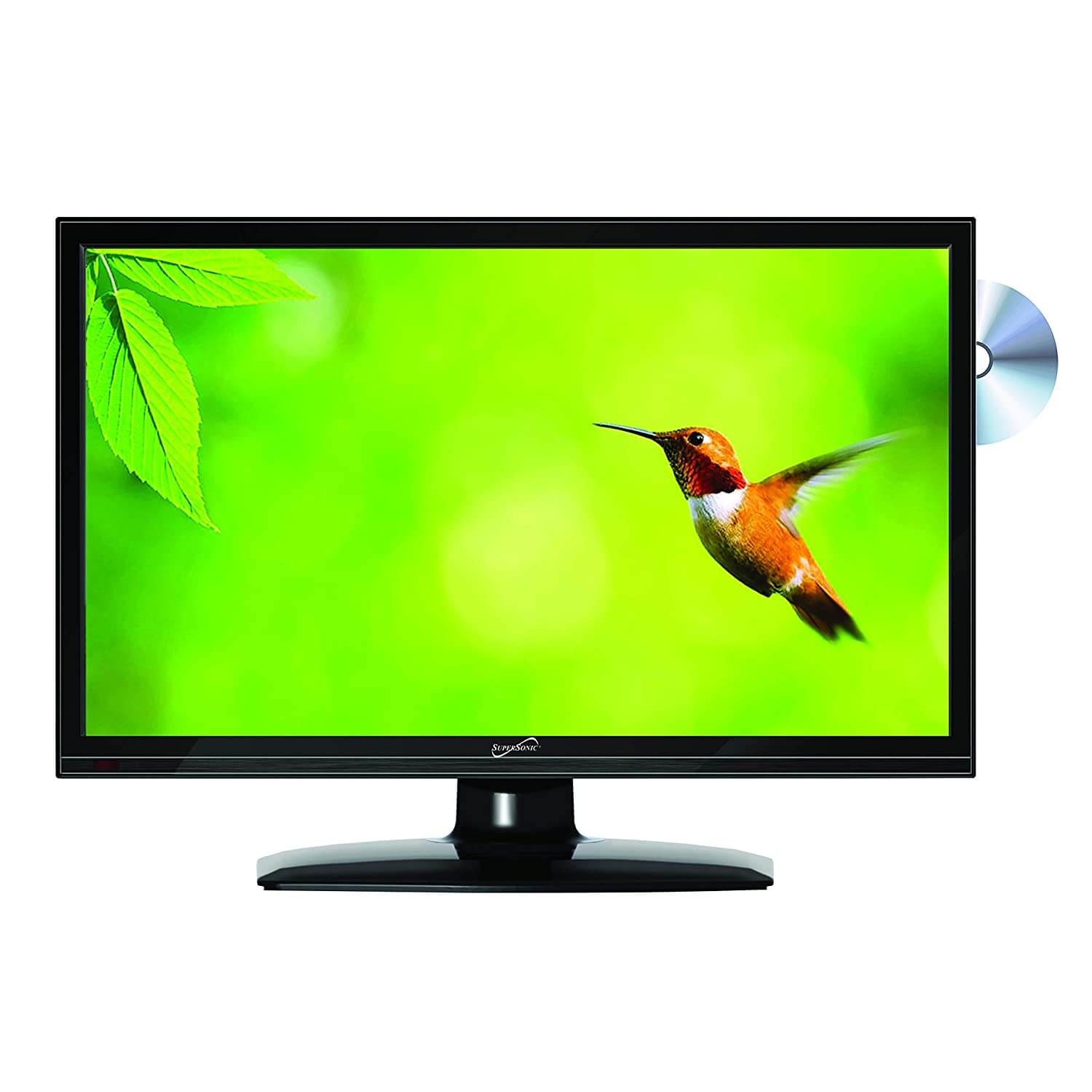 15.6" Supersonic 12 Volt AC/DC LED HDTV with DVD Player, USB, SD Card Reader and HDMI by Jupiter Gear
