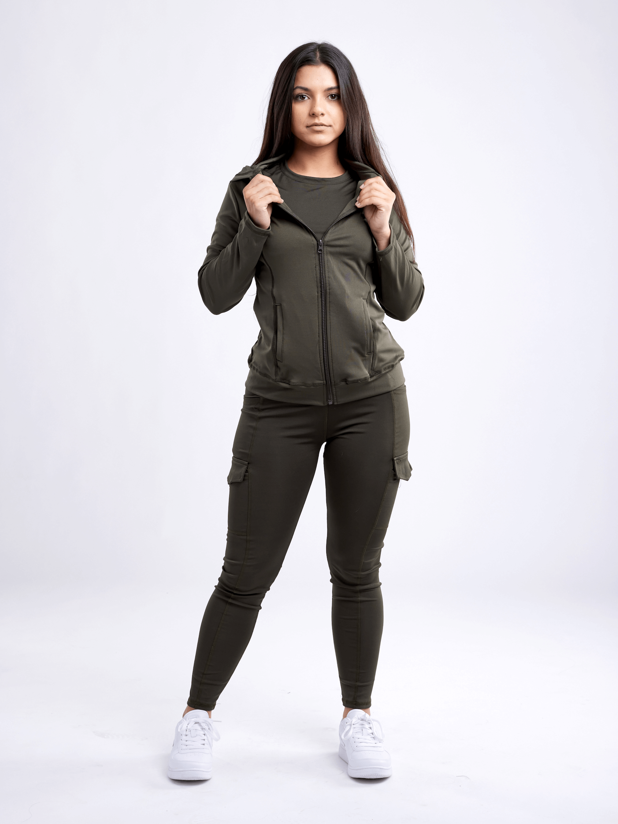 JupiterGear High-Waisted Leggings with Side Cargo Pockets by Jupiter Gear