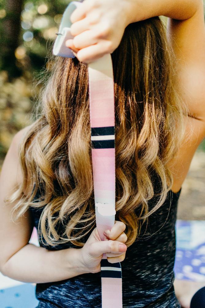 Yoga Strap | Stretching Strap | Metal Buckles | Multi Color | Yune Yoga | The Helena - Yune Yoga