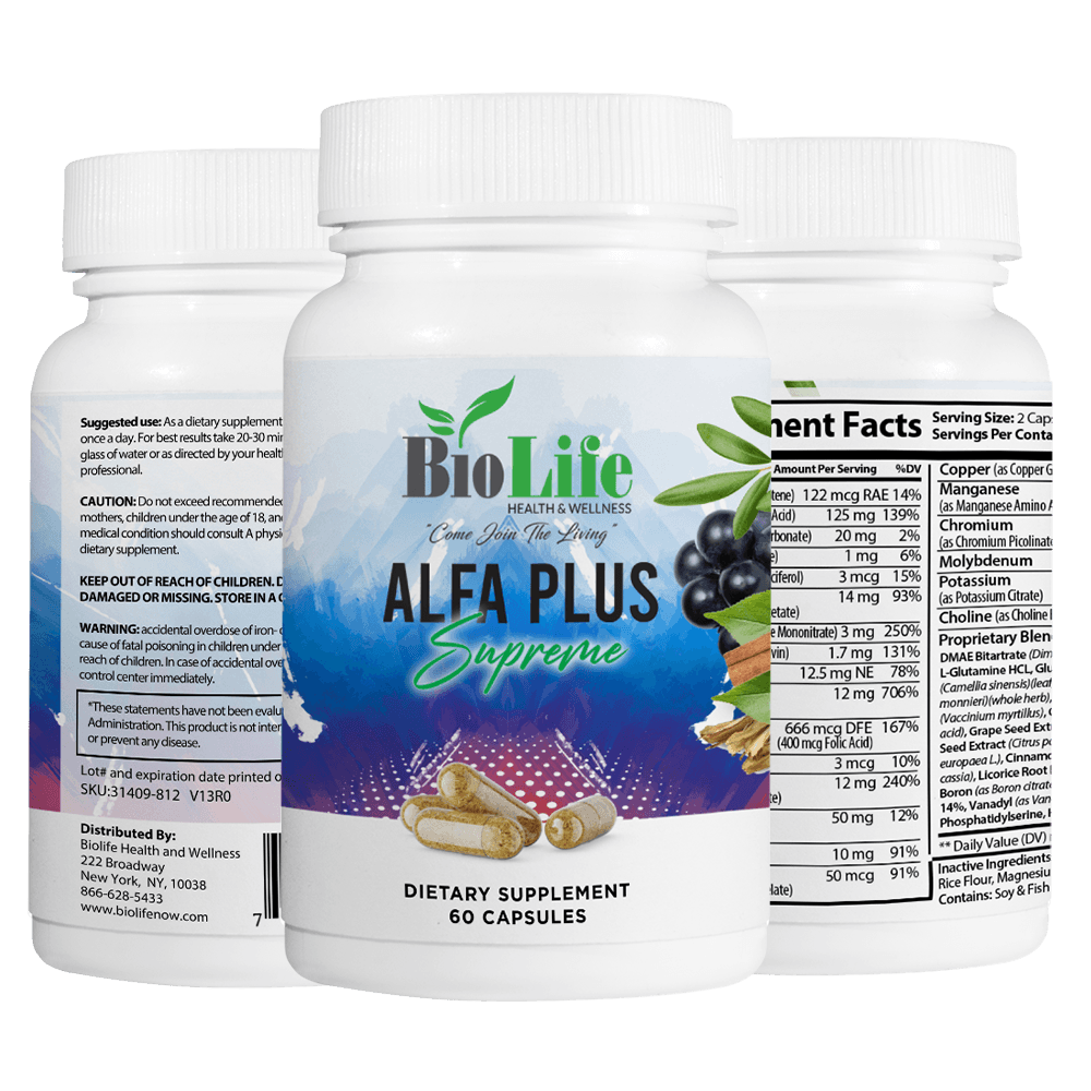 Alfa Plus Supreme Capsules - Biolife