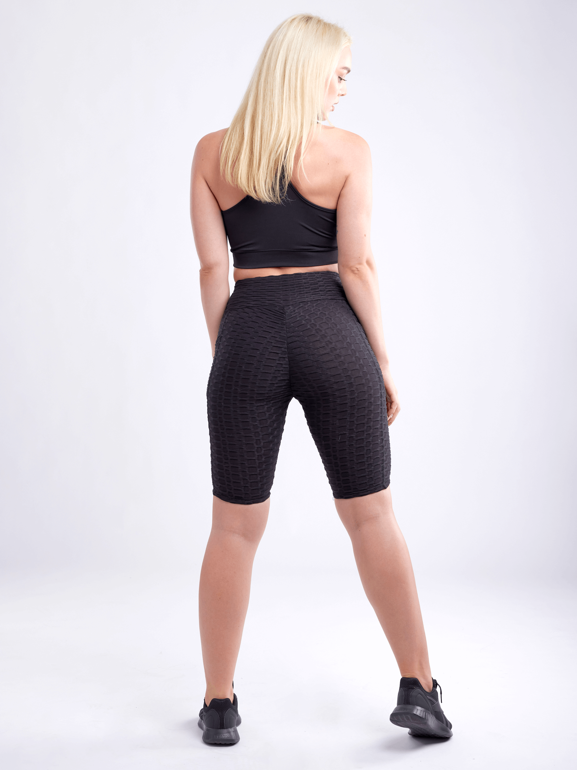 JupiterGear High-Waisted Scrunch Yoga Shorts with Hip Pockets by Jupiter Gear