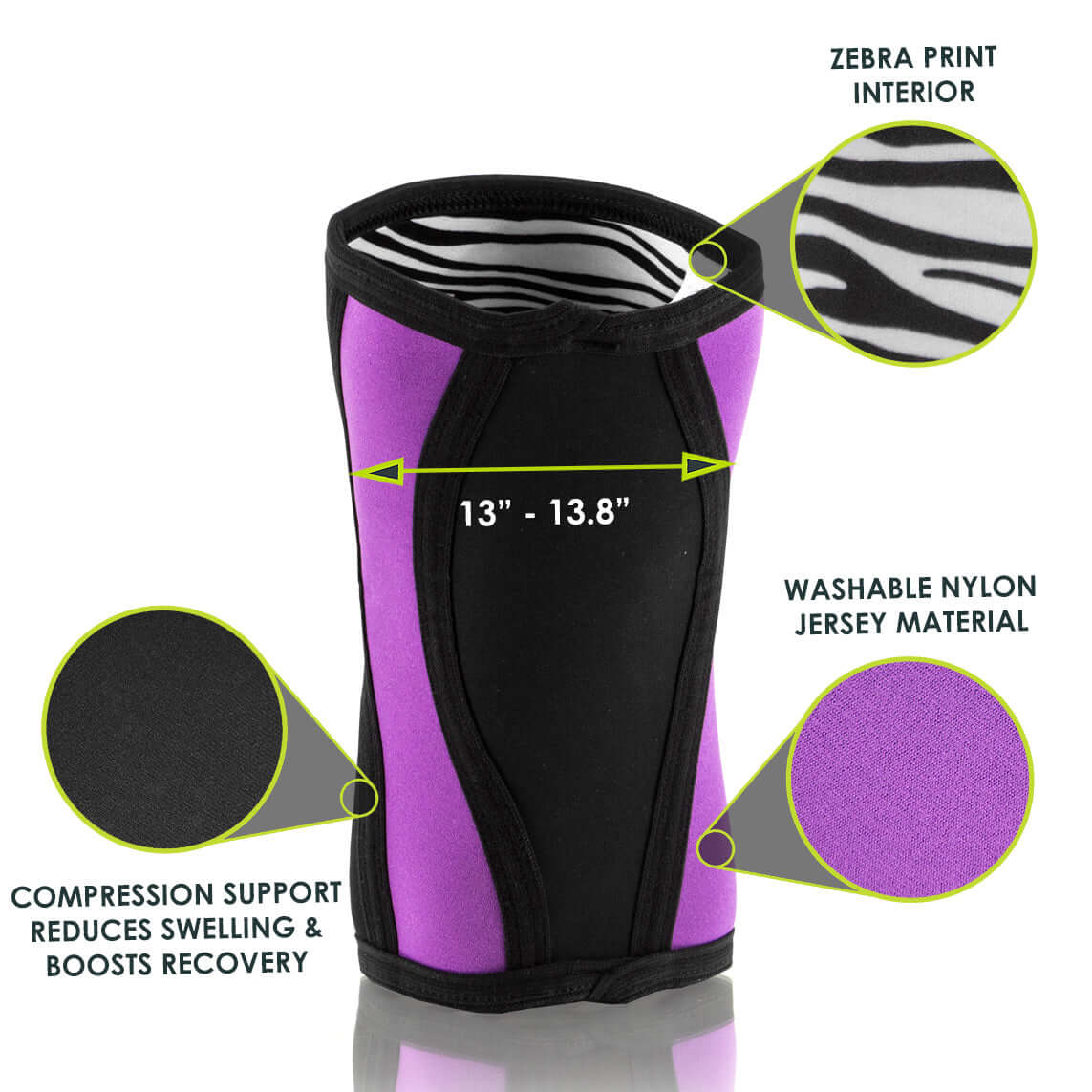 ProsourceFit Knee Sleeve Purple by Jupiter Gear