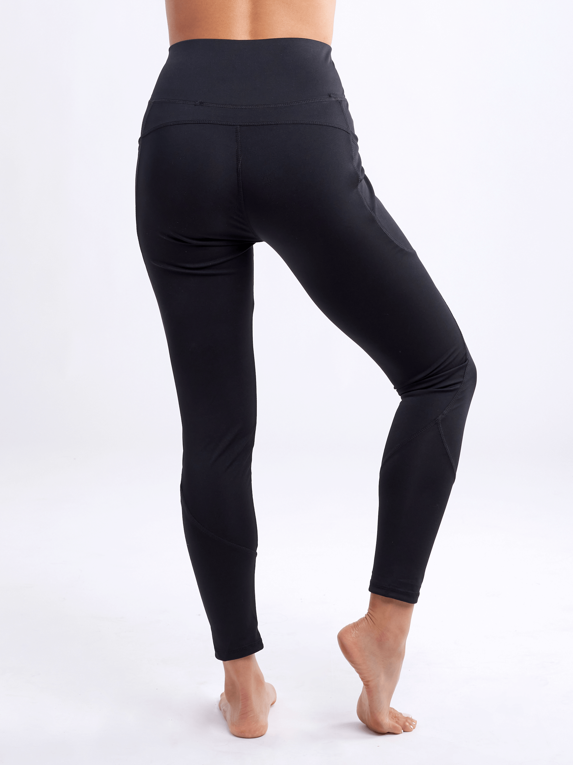 JupiterGear High-Waisted Classic Gym Leggings with Side Pockets by Jupiter Gear