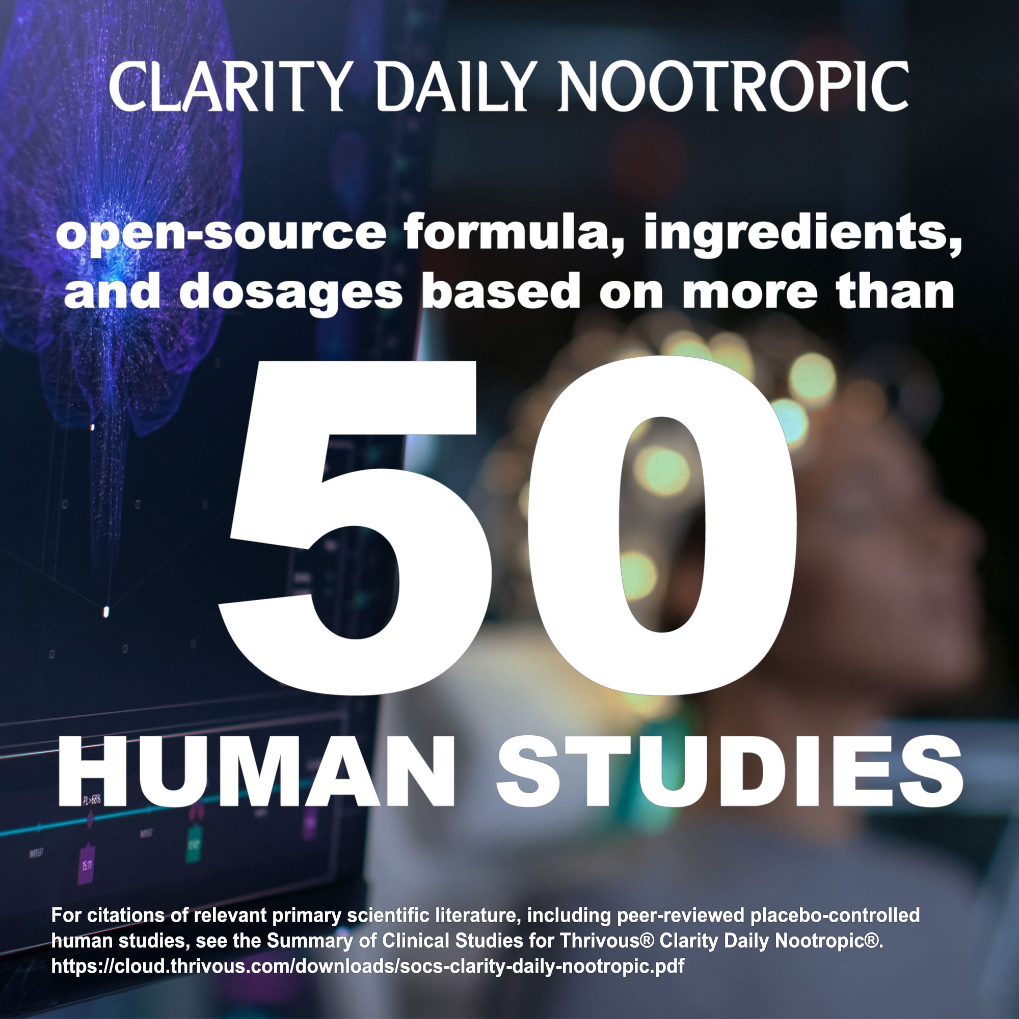 Clarity Daily Nootropic by Thrivous