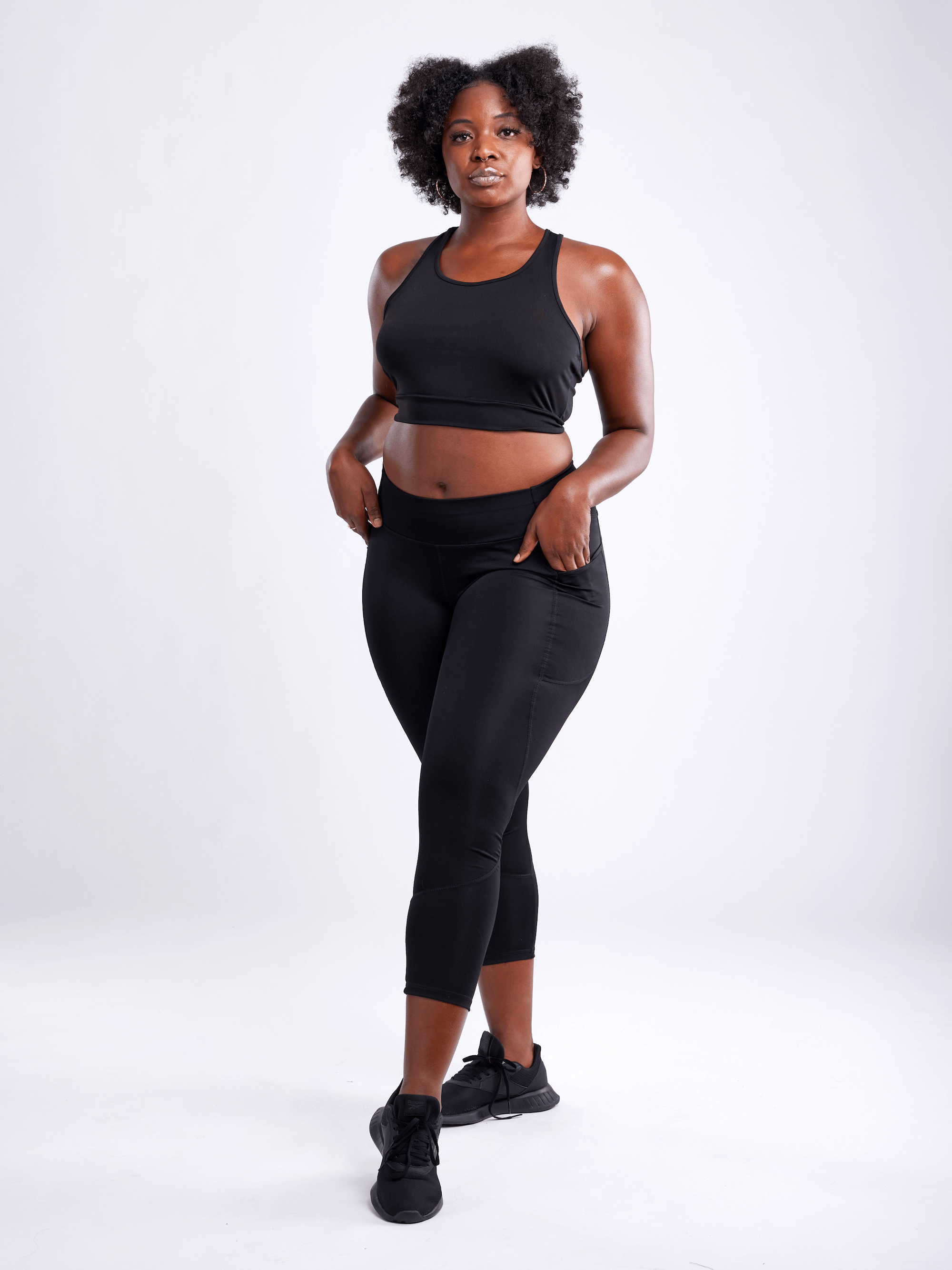 JupiterGear High-Waisted Classic Gym Leggings with Side Pockets by Jupiter Gear