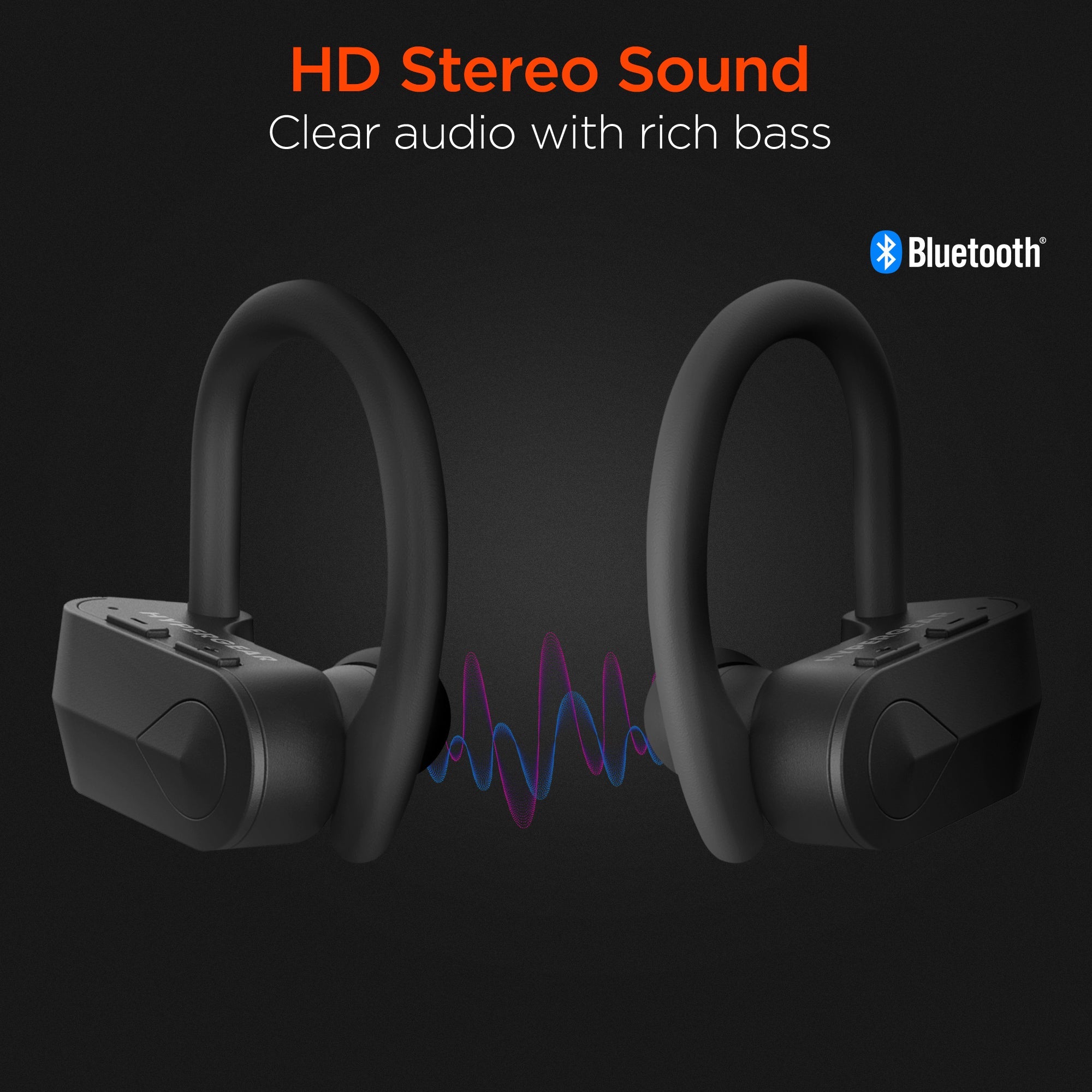 HyperGear Sport X2 True Wireless Earbuds with 4 Hours of Playtime per Charge by Jupiter Gear