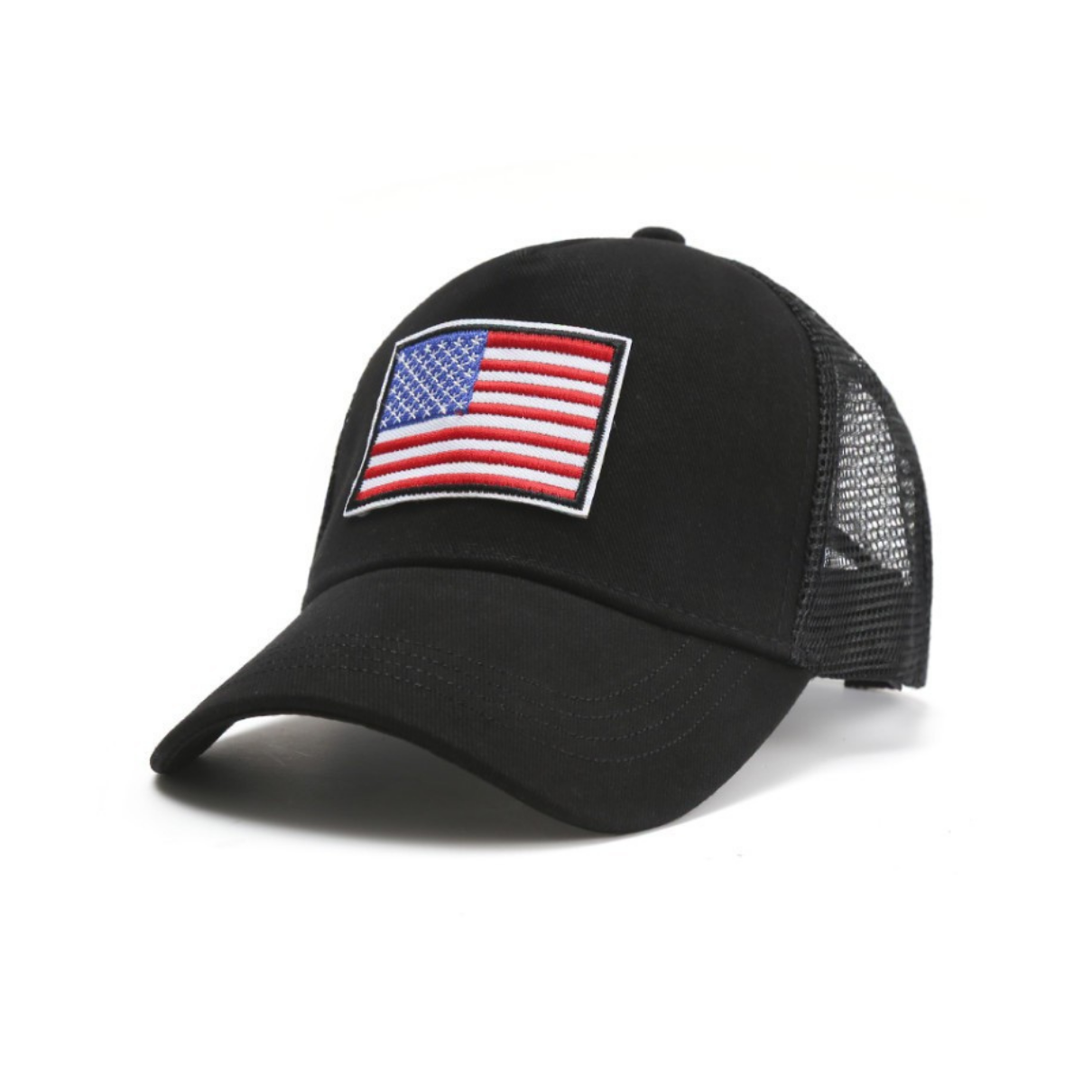 American Flag Trucker Hat with Adjustable Strap by Jupiter Gear