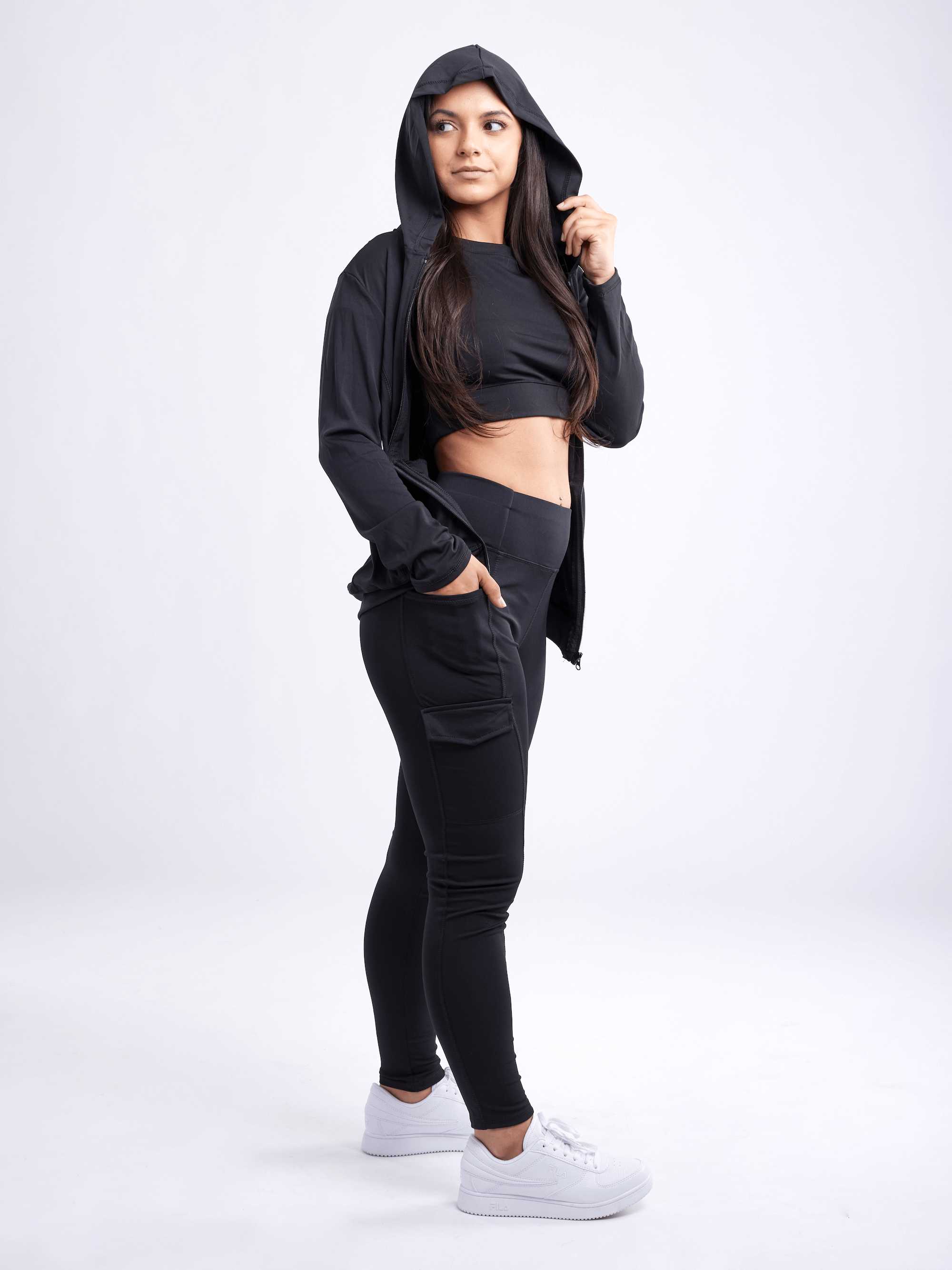 JupiterGear High-Waisted Leggings with Side Cargo Pockets by Jupiter Gear